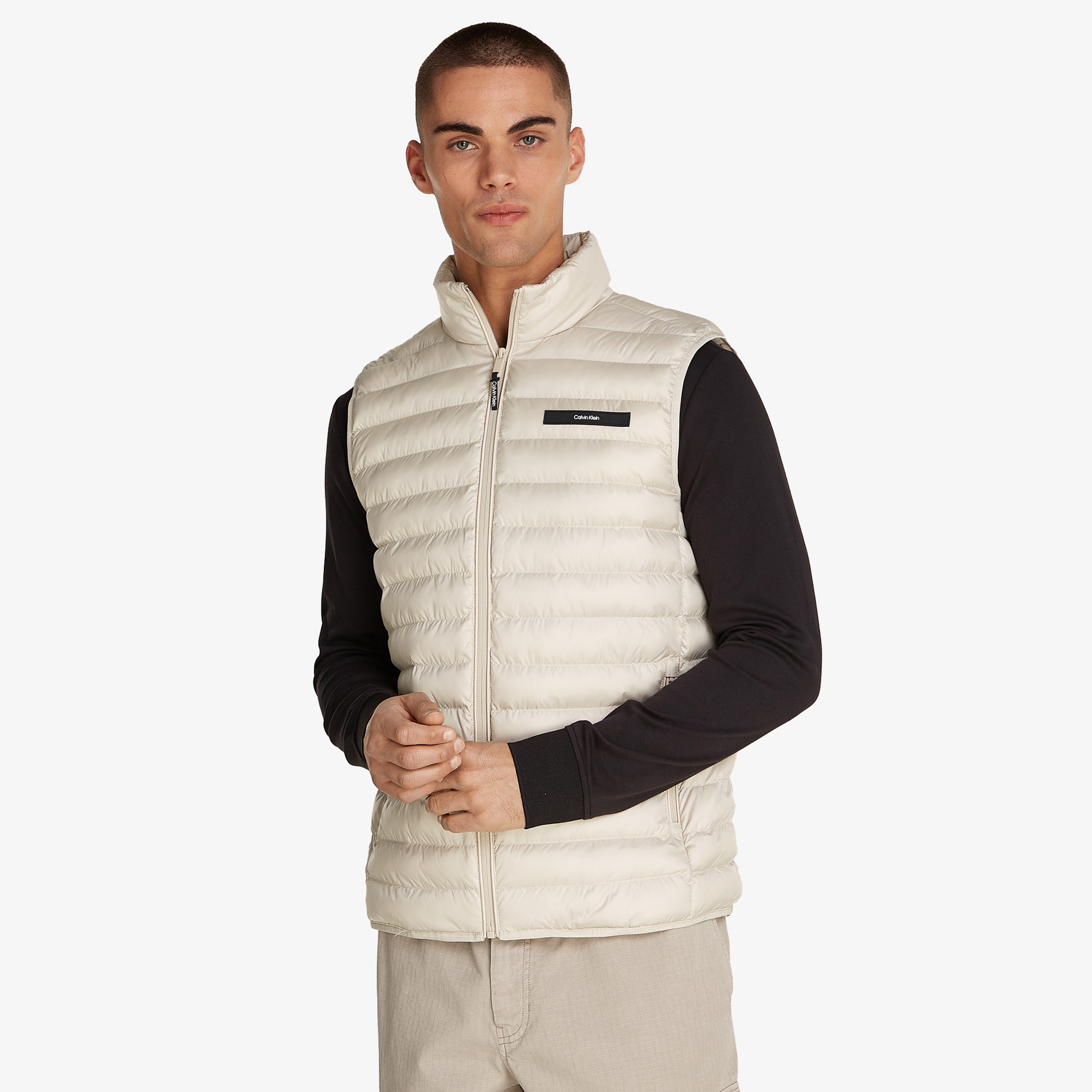 Calvin Klein Erkek Bej Yelek