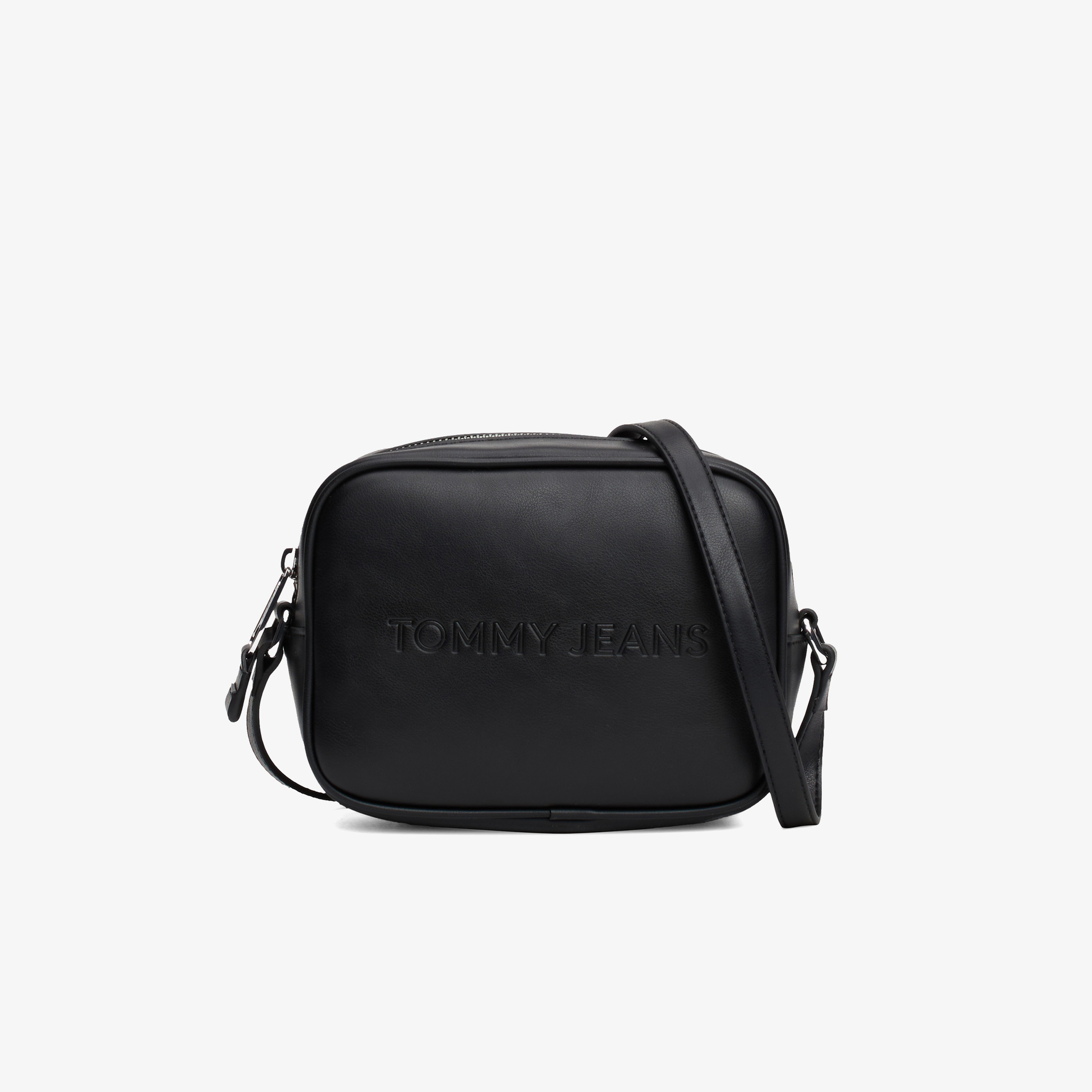 Tommy Jeans Essential Embossed Logo Kadın Siyah Çanta