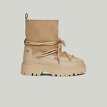 Tommy Hilfiger Shearling Leather Lace-Up Kadın Bej Bot