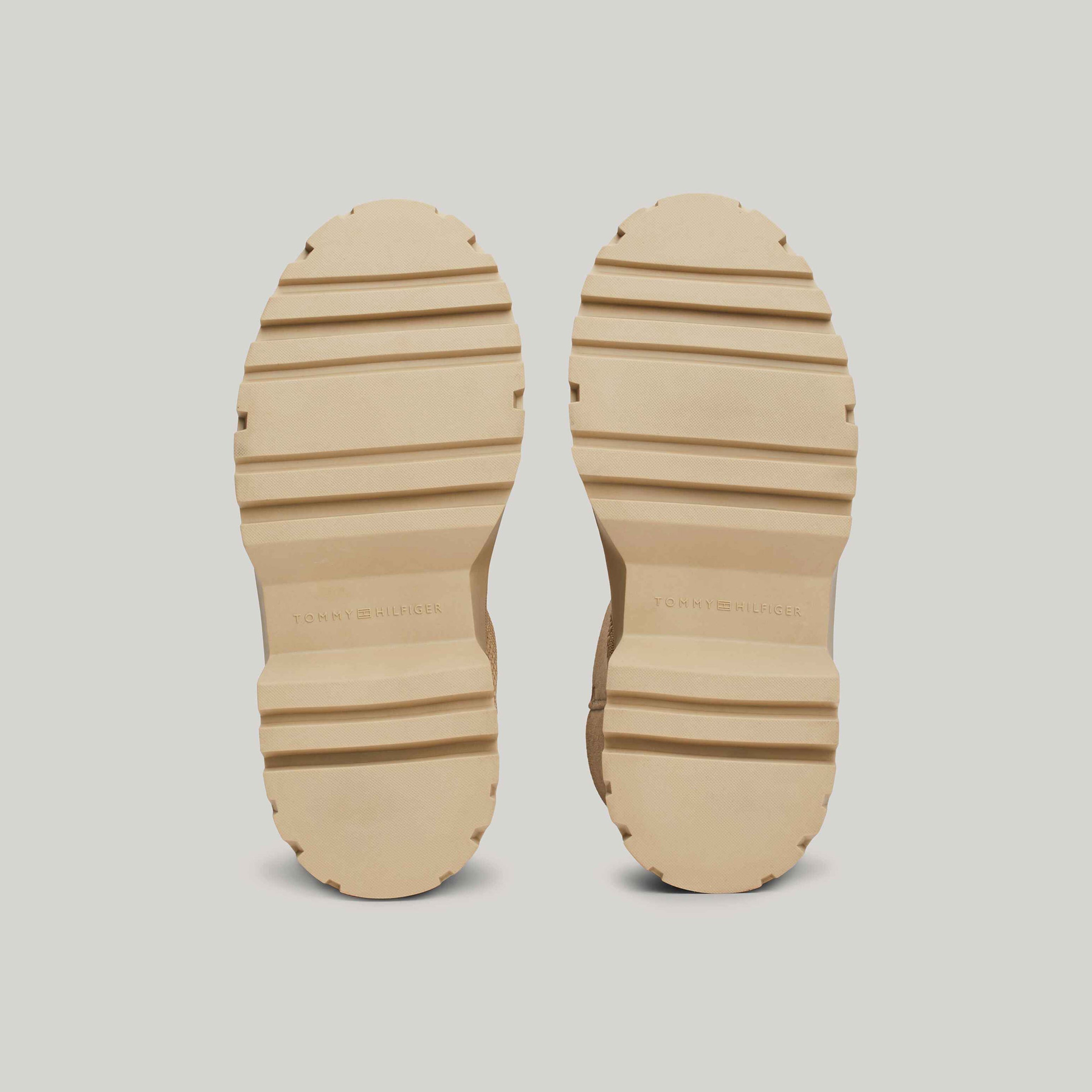 Tommy Hilfiger Shearling Leather Lace-Up Kadın Bej Bot