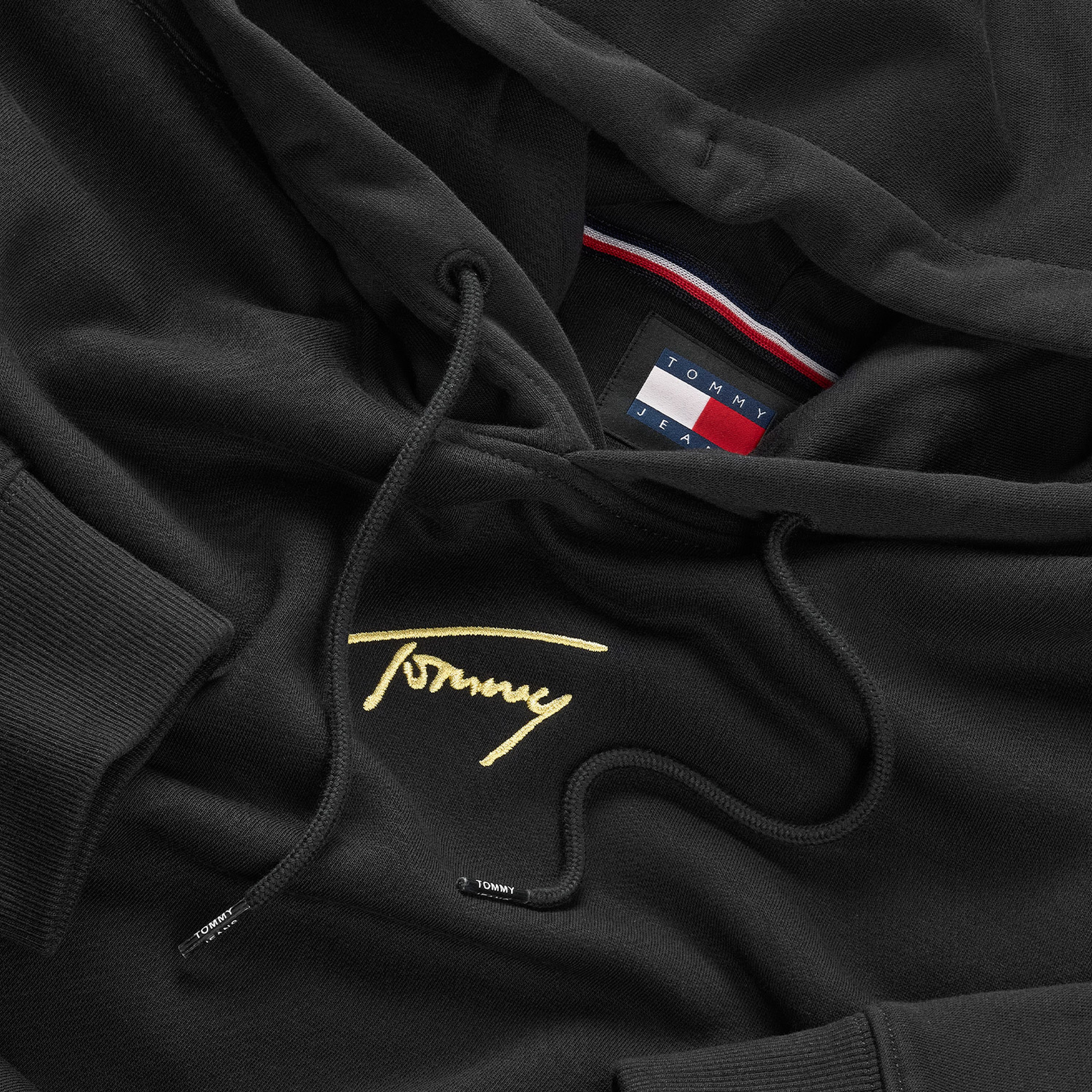 Tommy Jeans Erkek Siyah Sweatshirt