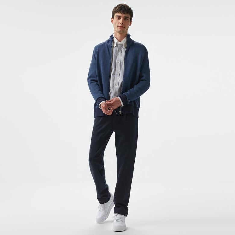 Tommy Hilfiger Erkek Mavi Triko