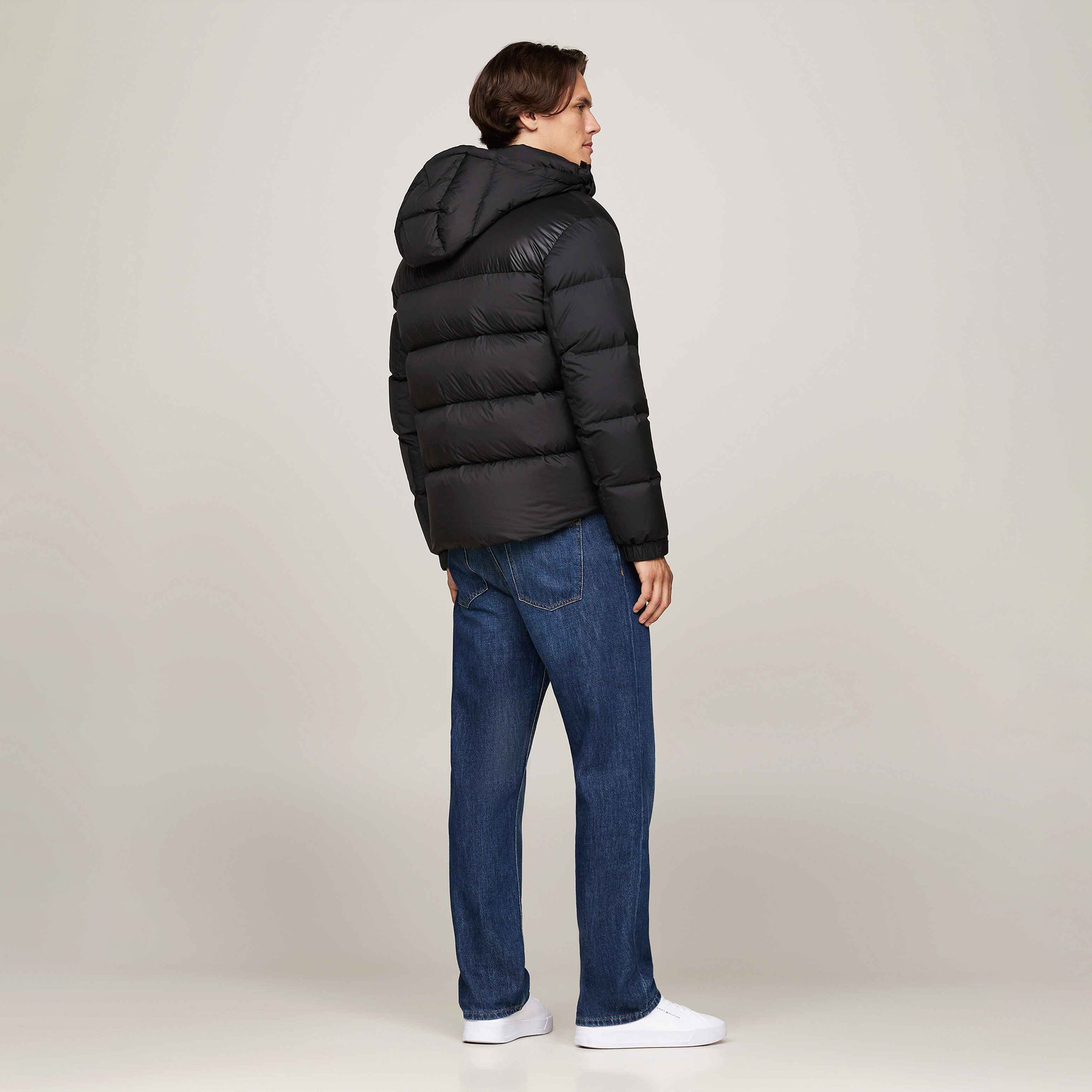 Tommy Hilfiger Erkek Siyah Mont