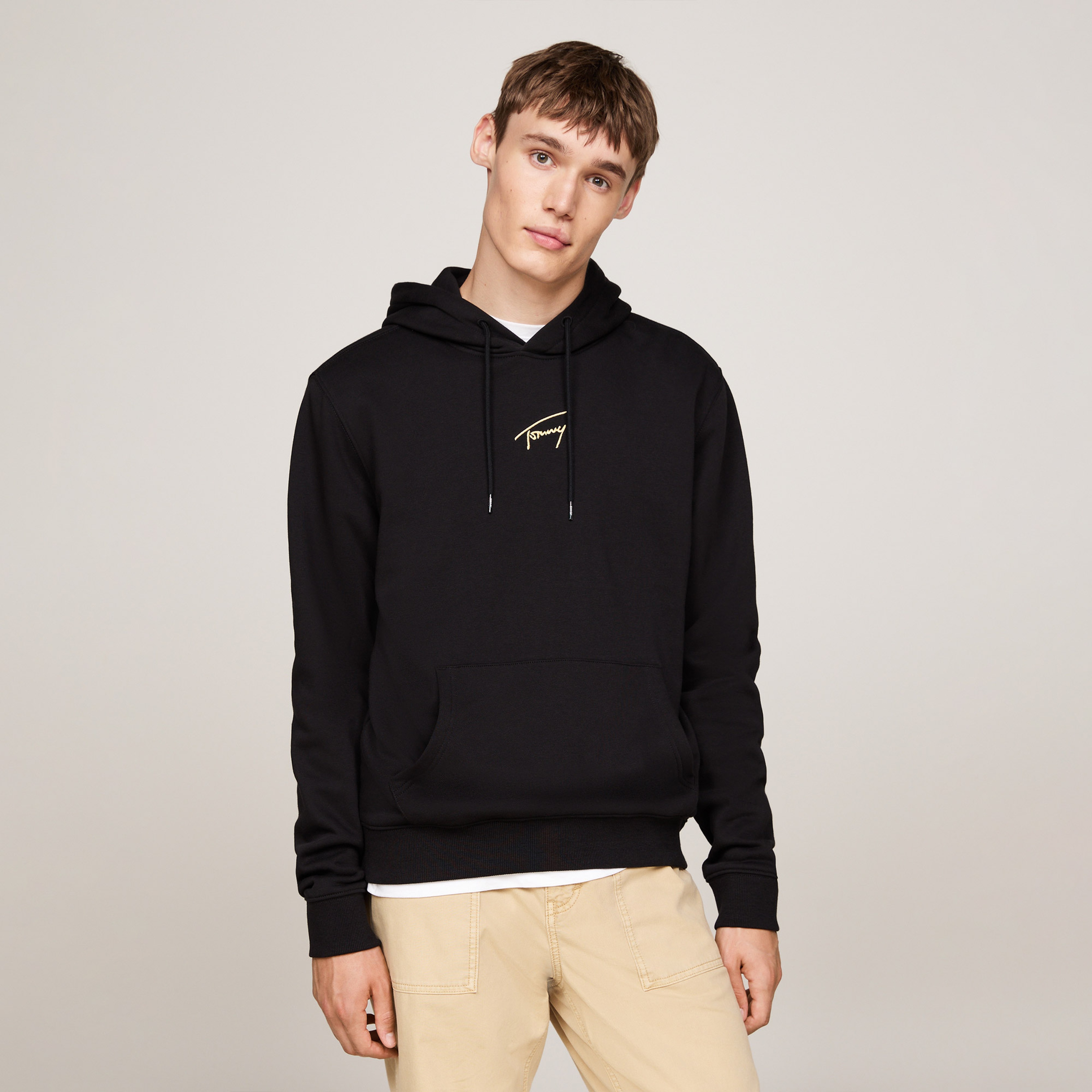 Tommy Jeans Erkek Siyah Sweatshirt