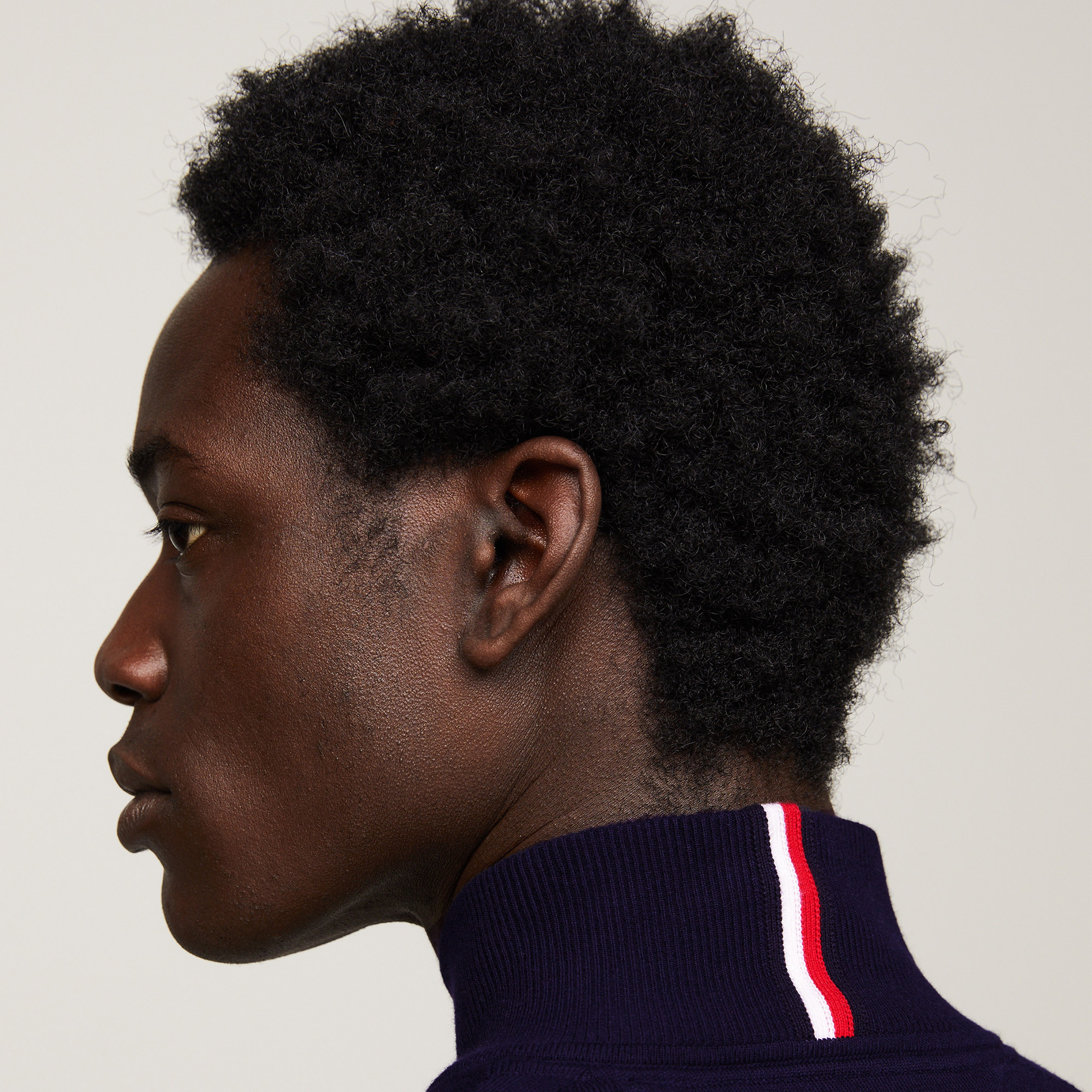 Tommy Hilfiger Erkek Mavi Triko