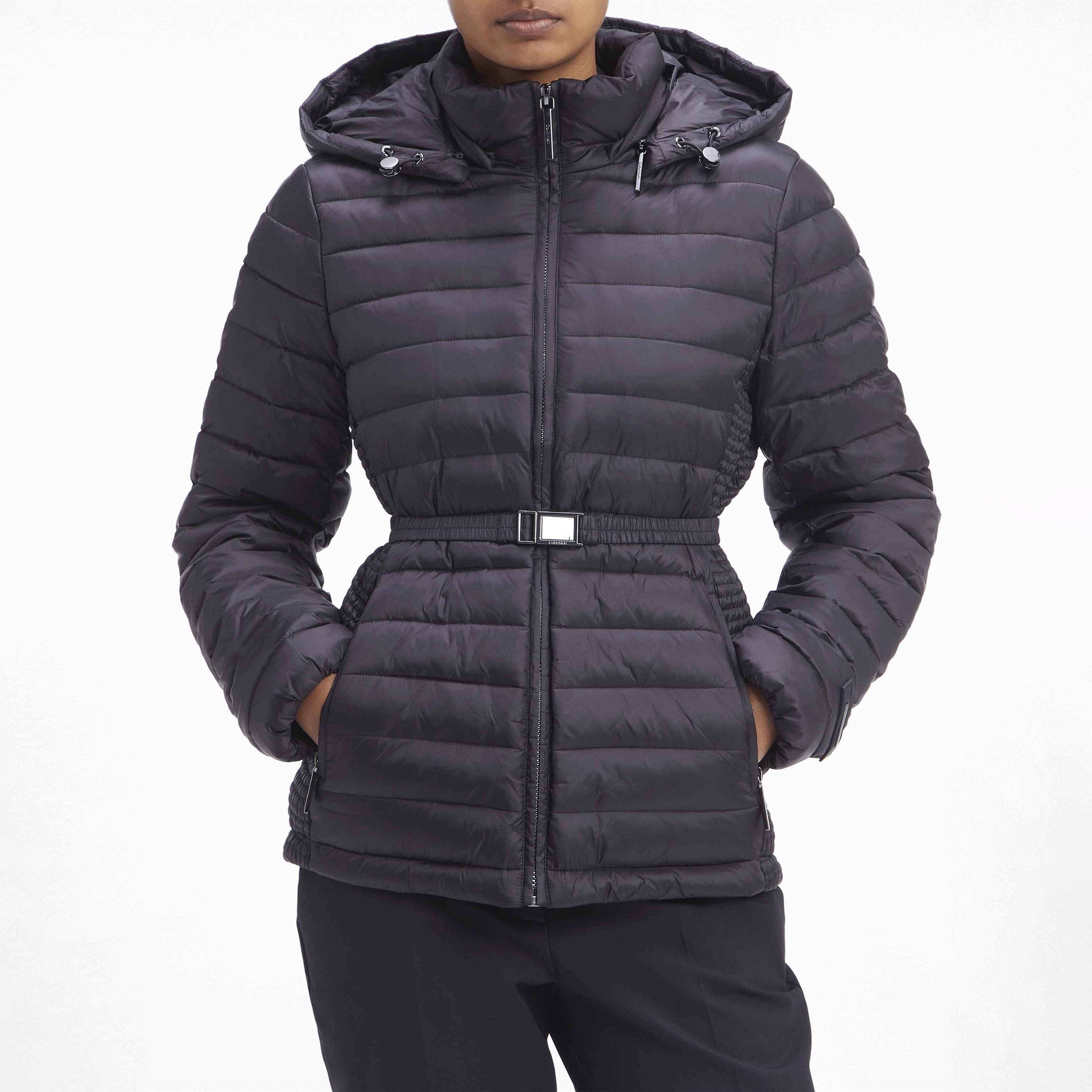 Calvin Klein Kadın Siyah Mont