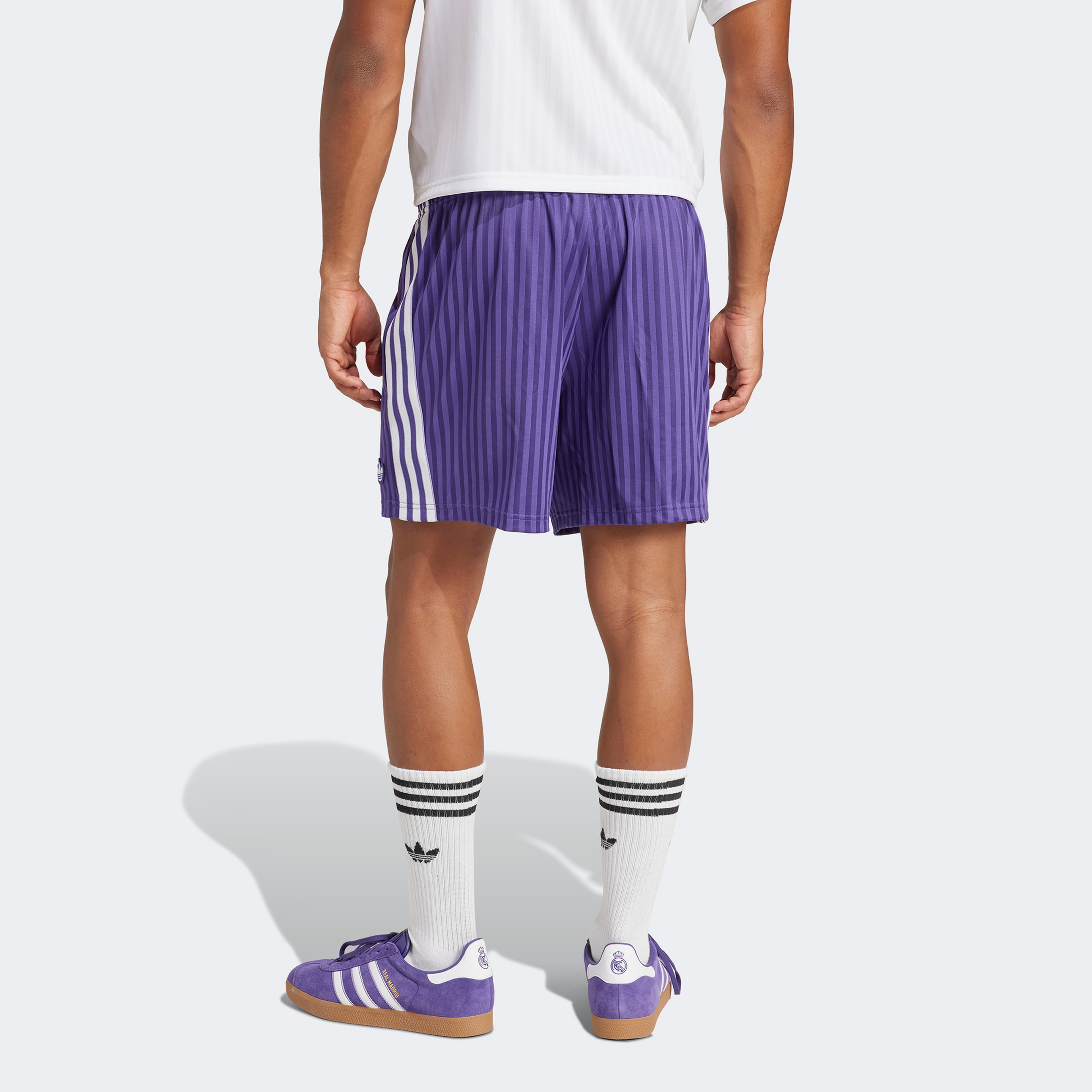 adidas Real Madrid Terrace Icons Erkek Mor Futbol Şortu