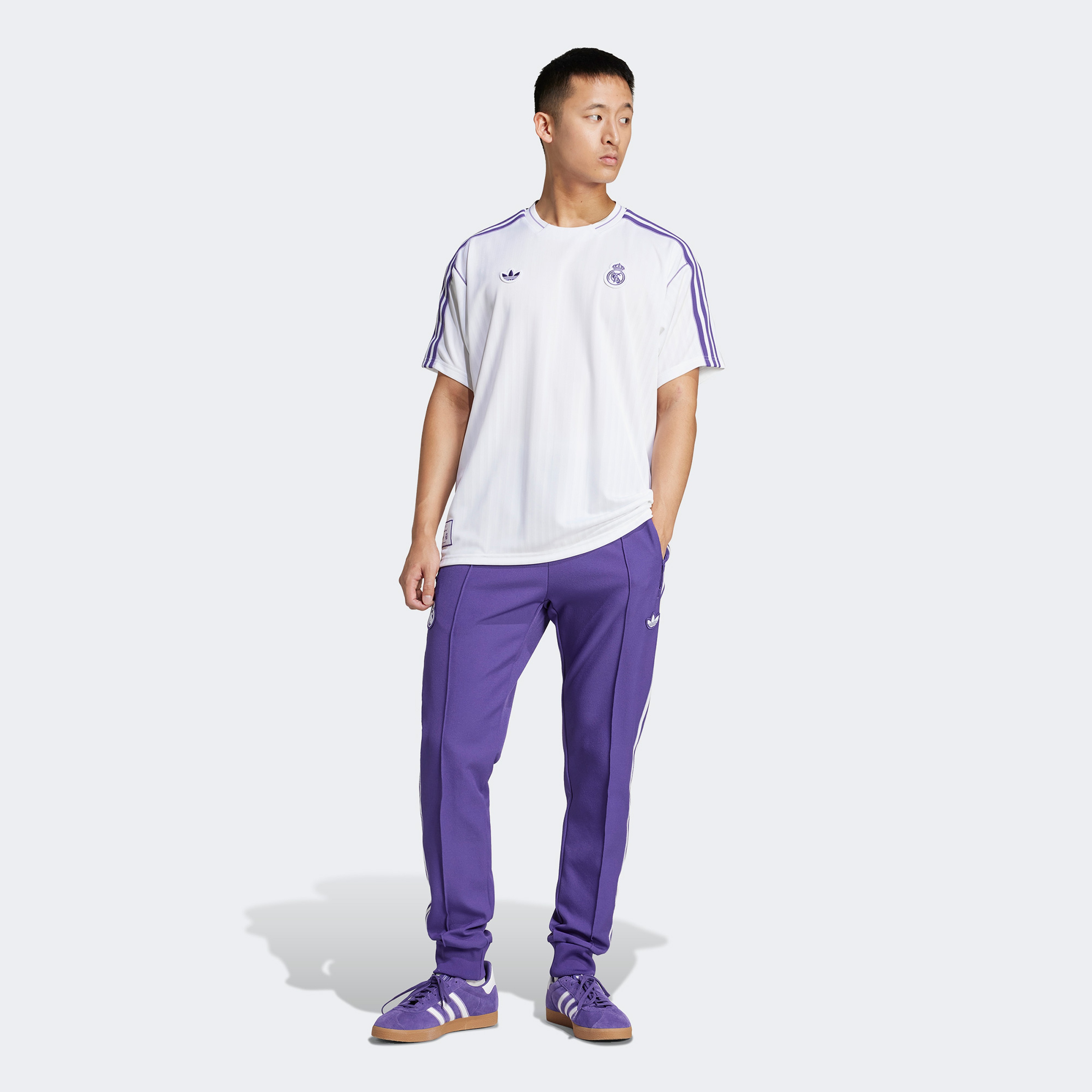 adidas Real Madrid Terrace Icons Unisex Beyaz Futbol Forması