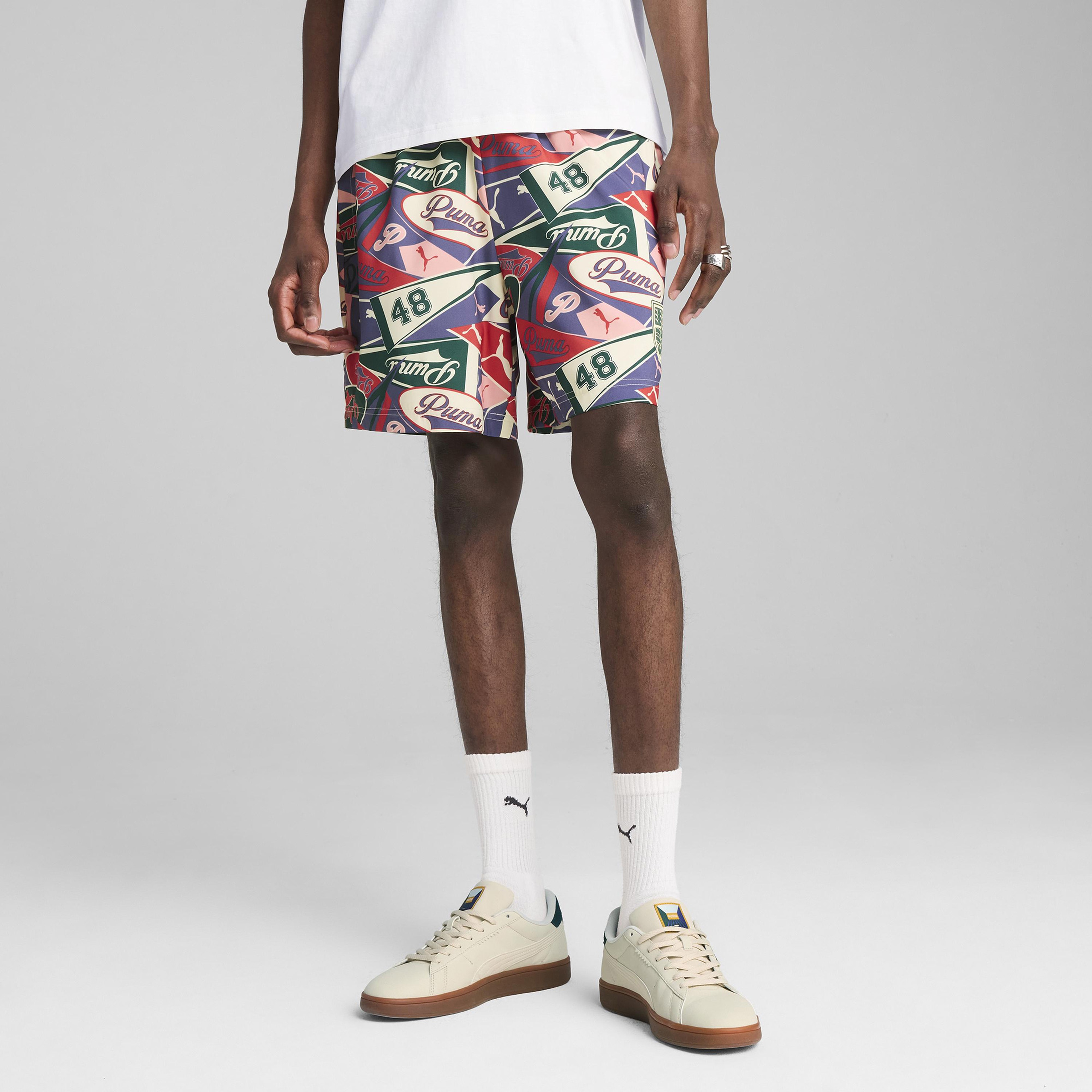 Puma Sports Legacy Graphic Relaxed Unisex Renkli Şort