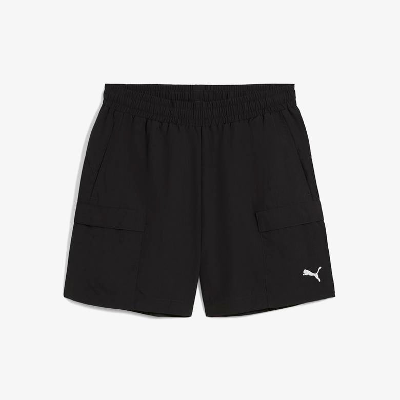 Puma Wardrobe Essentials Relaxed Cargo Unisex Siyah Şort