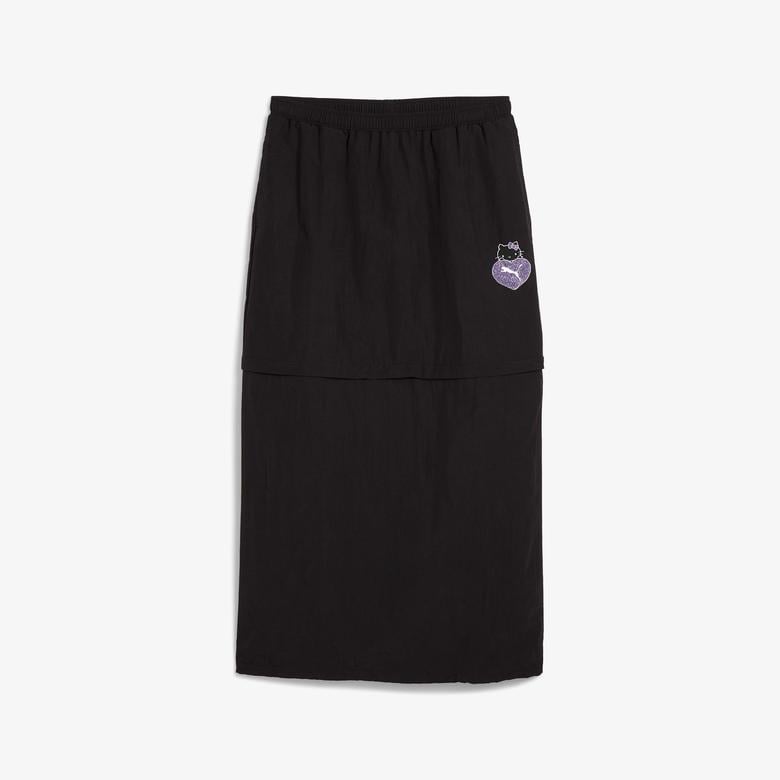 Puma X Hello Kitty And Friends Kadın Siyah Maxi Etek