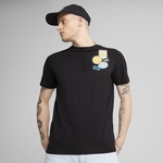 Puma Graphics Icon Erkek Siyah T-Shirt