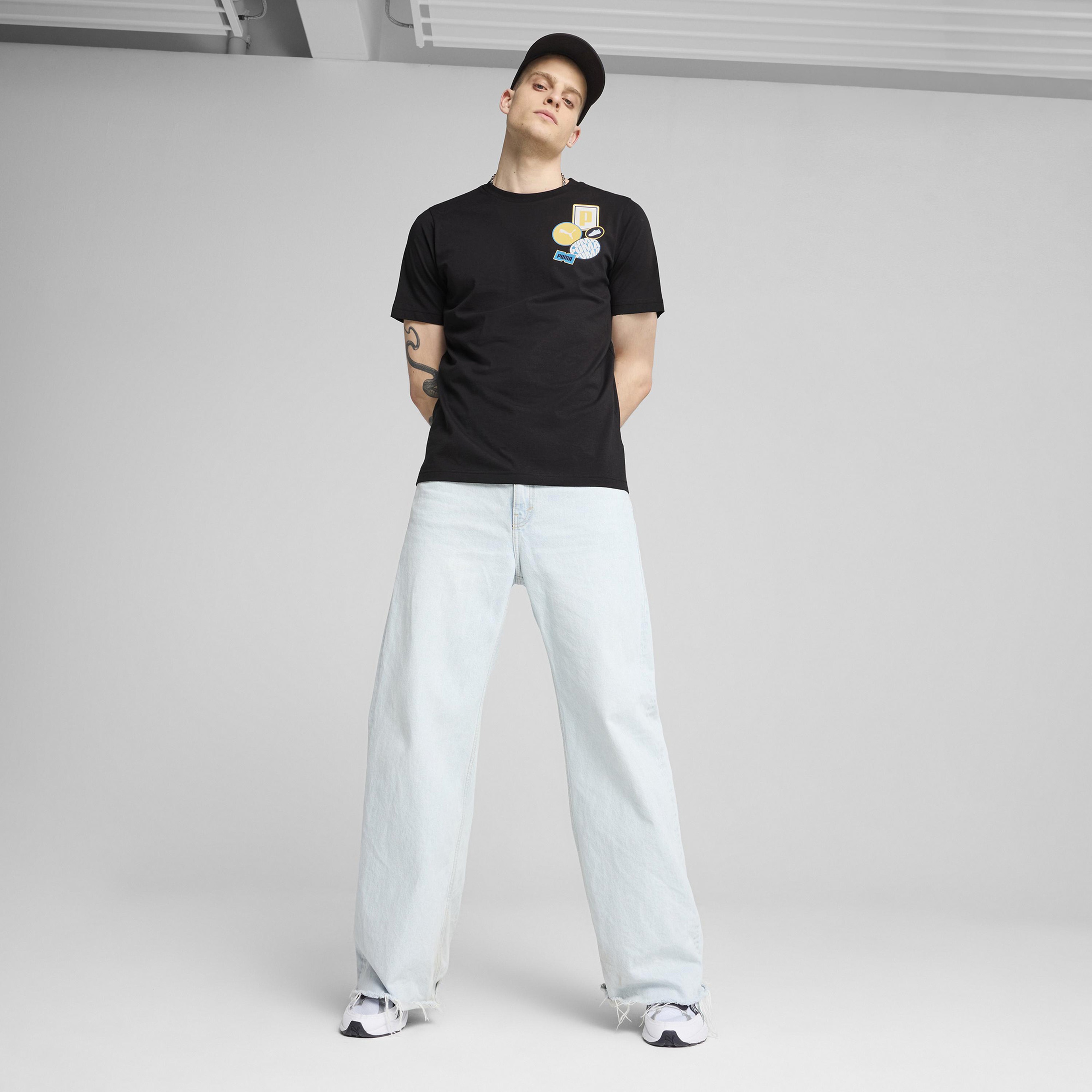 Puma Graphics Icon Erkek Siyah T-Shirt