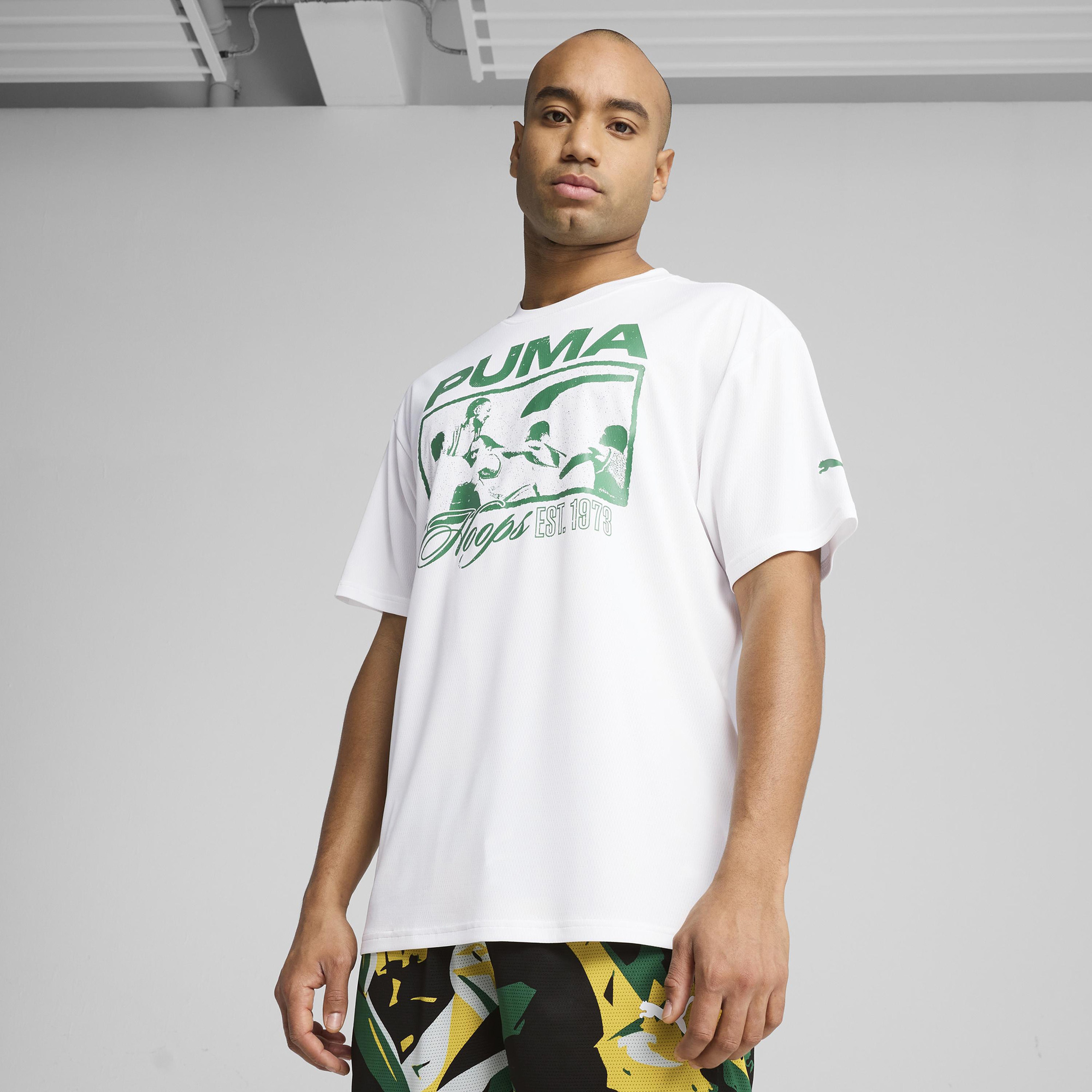 Puma Rival Rage 1 Erkek Beyaz T-Shirt