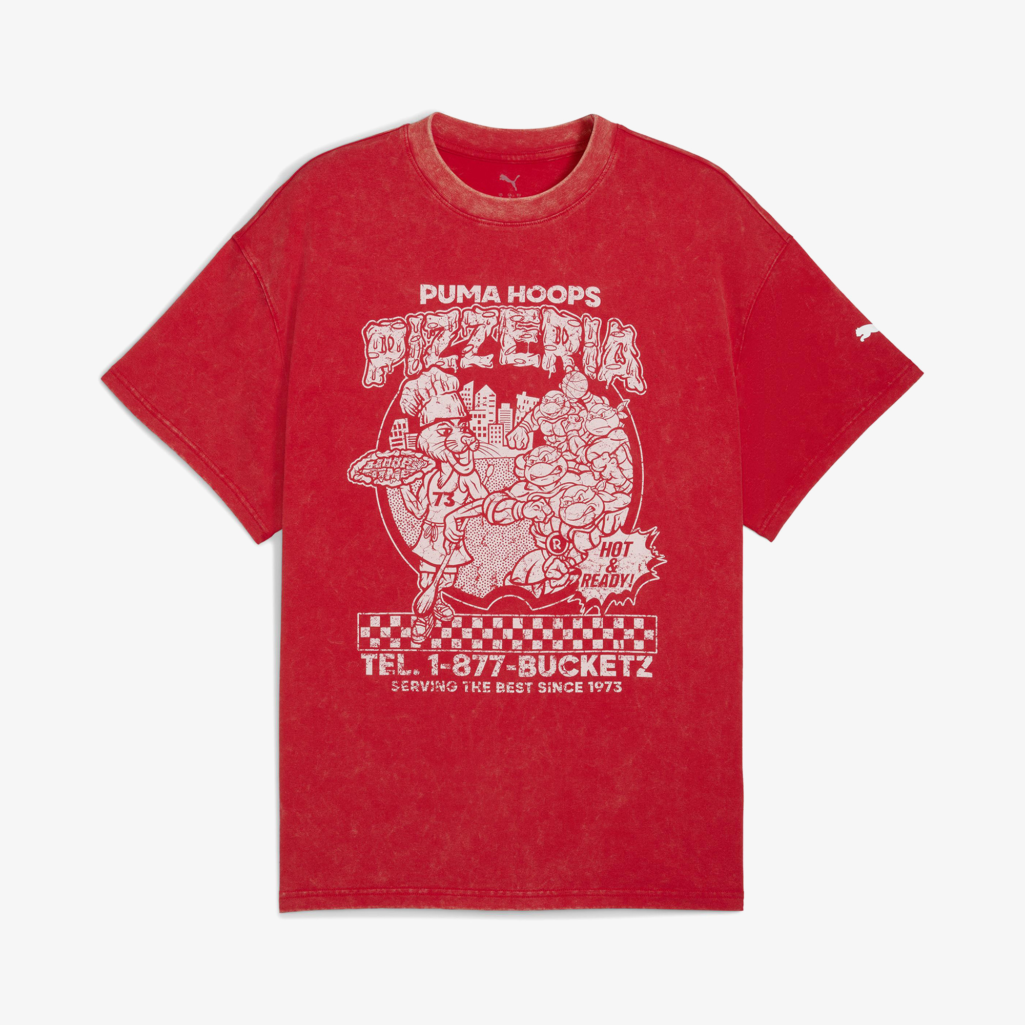 Puma X TMNT Erkek Kırmızı Basketbol T-ShirtL630928| Occasion