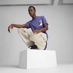 Puma Graphics icon Erkek Mavi T-Shirt