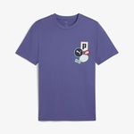 Puma Graphics icon Erkek Mavi T-Shirt