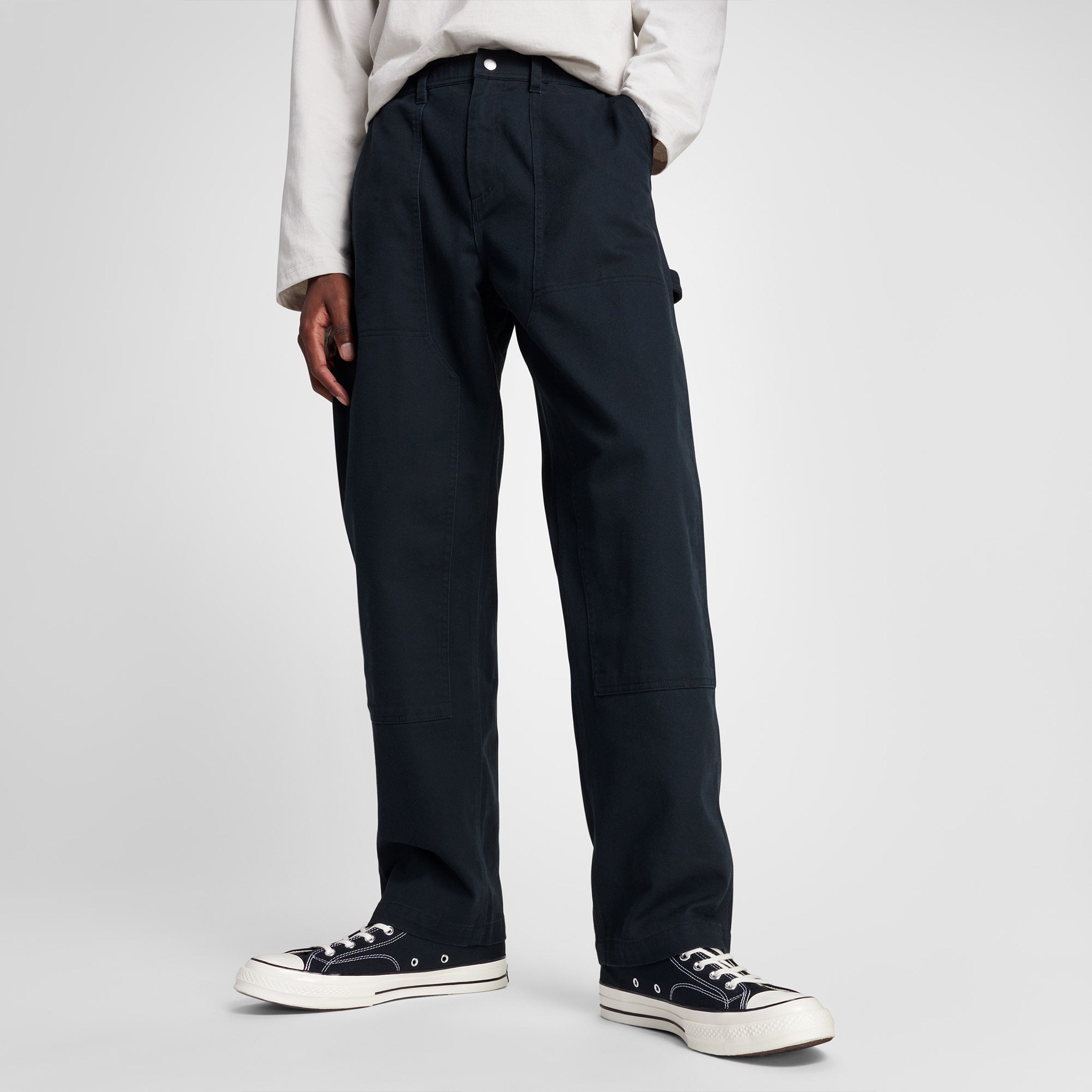 Converse Double Knee Harbor Erkek Siyah Pantolon