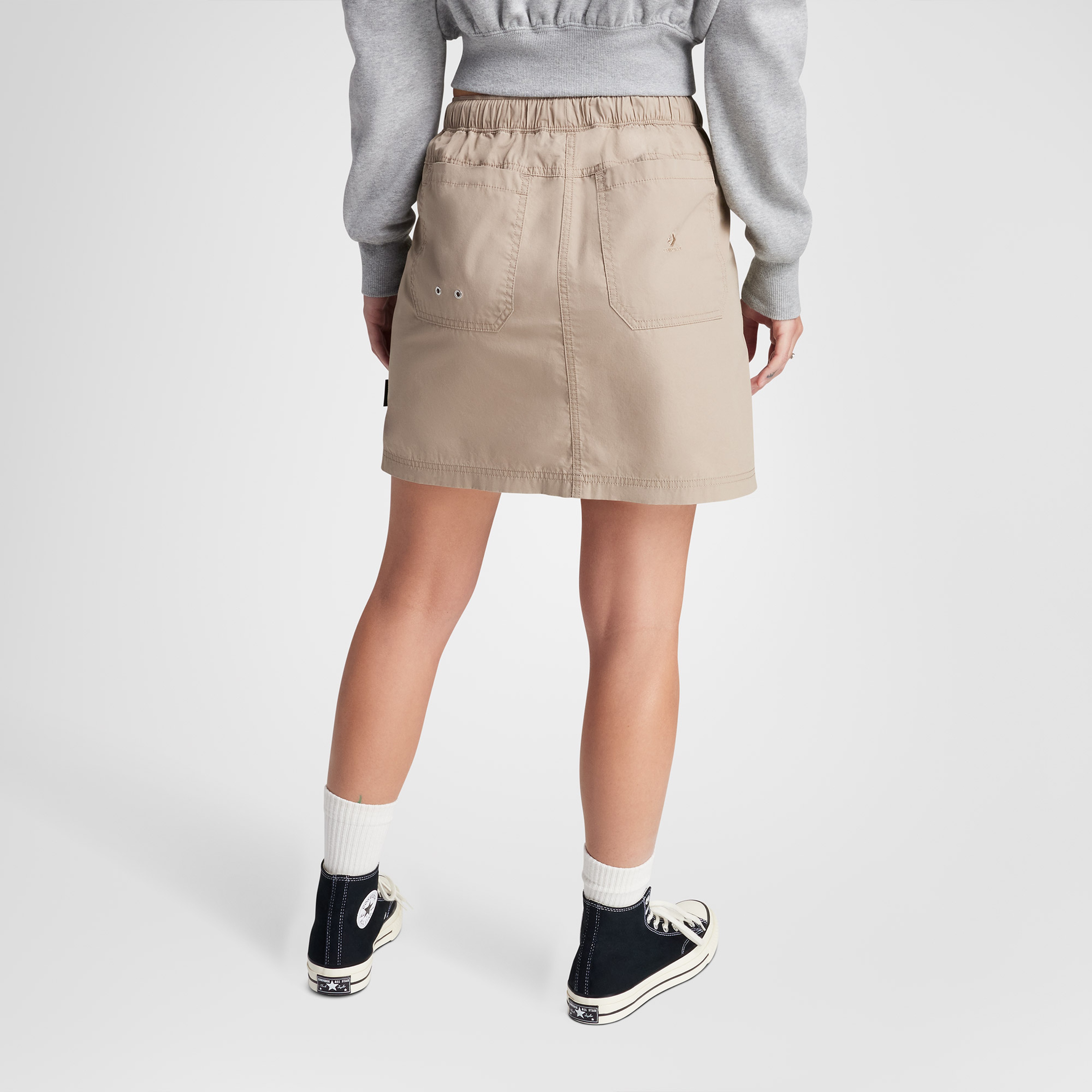 Converse Harbor Mini Skirt Kadın Kahverengi Etek