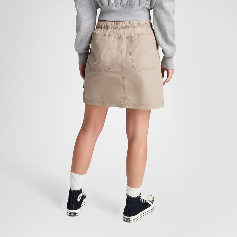 Converse Harbor Mini Skirt Kadın Kahverengi Etek