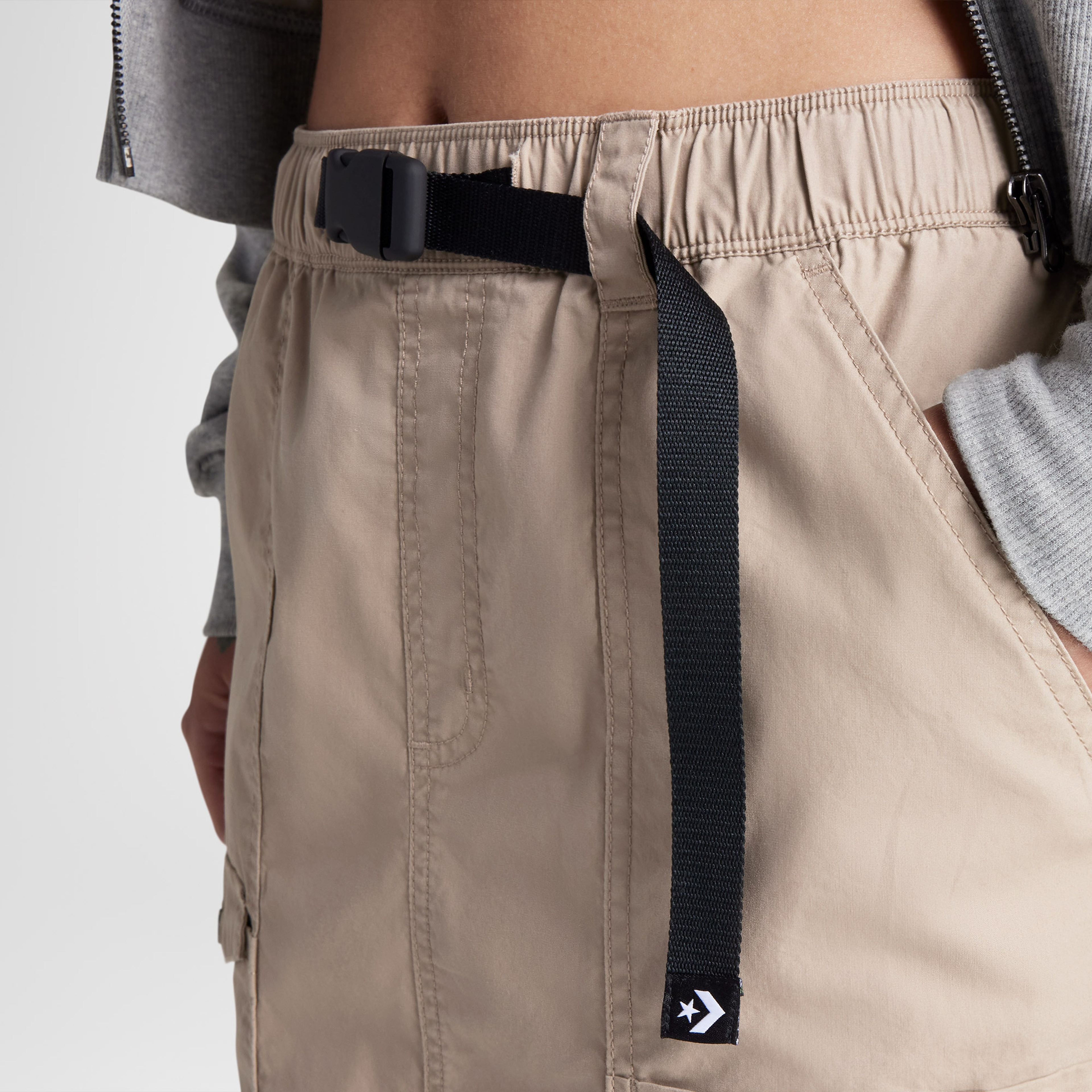 Converse Harbor Mini Skirt Kadın Kahverengi Etek