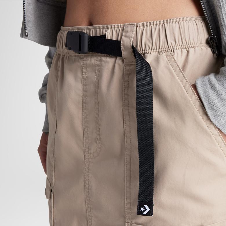 Converse Harbor Mini Skirt Kadın Kahverengi Etek