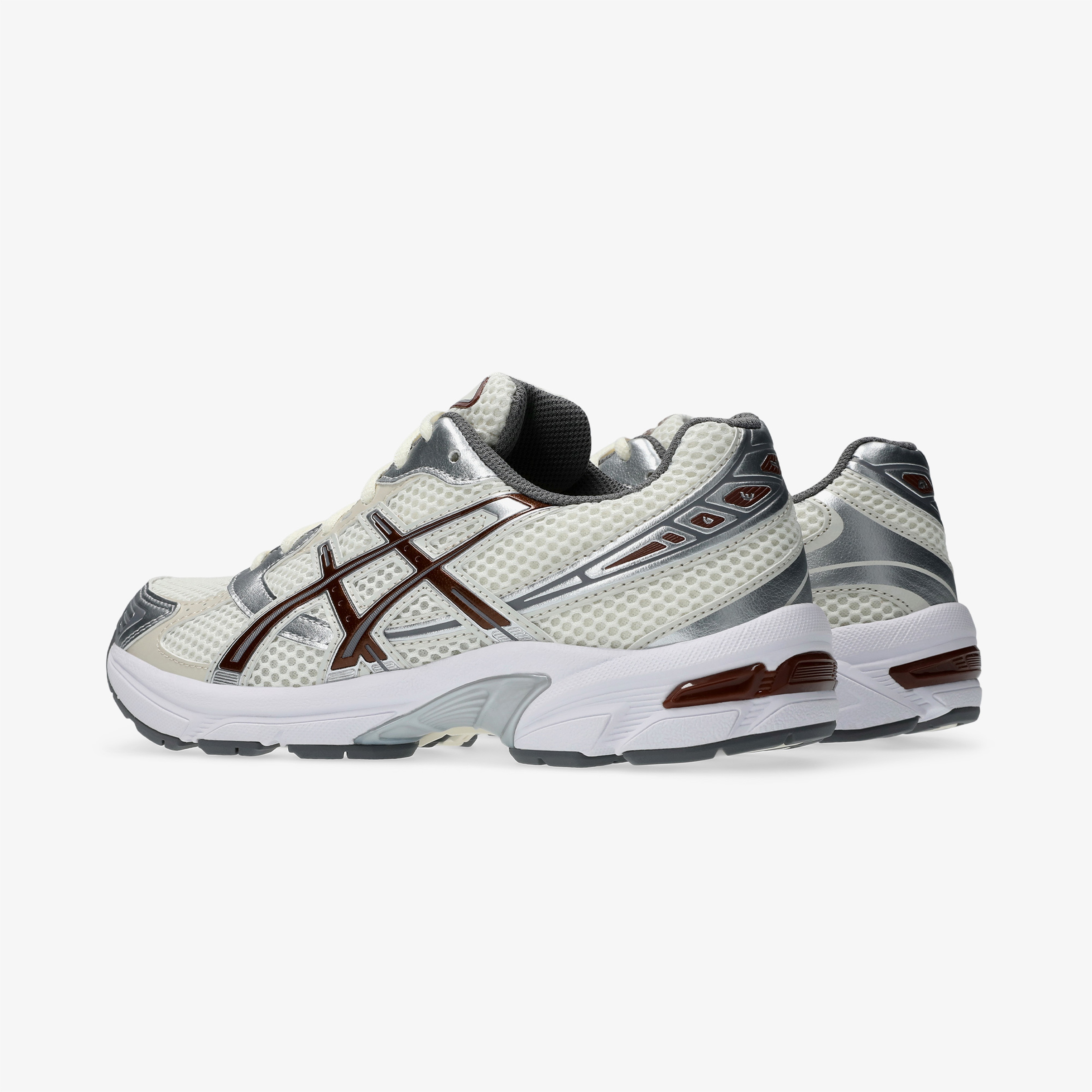 Asics Gel-1130 Kadın Kahverengi Detaylı Krem Spor Ayakkabı