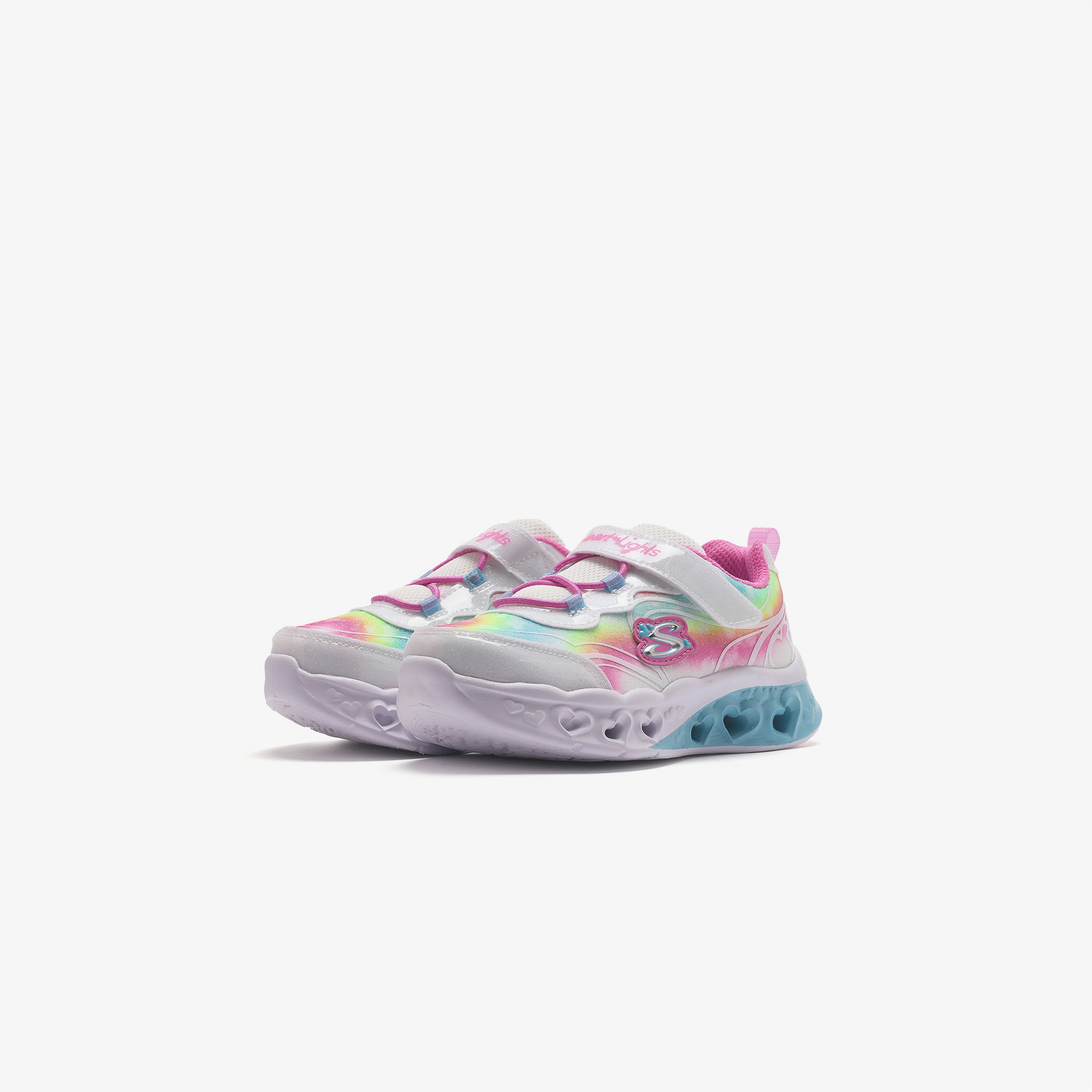 Skechers Flutter Heart Lights Groovy Swirl Bebek Mor Işıklı Spor Ayakkabı