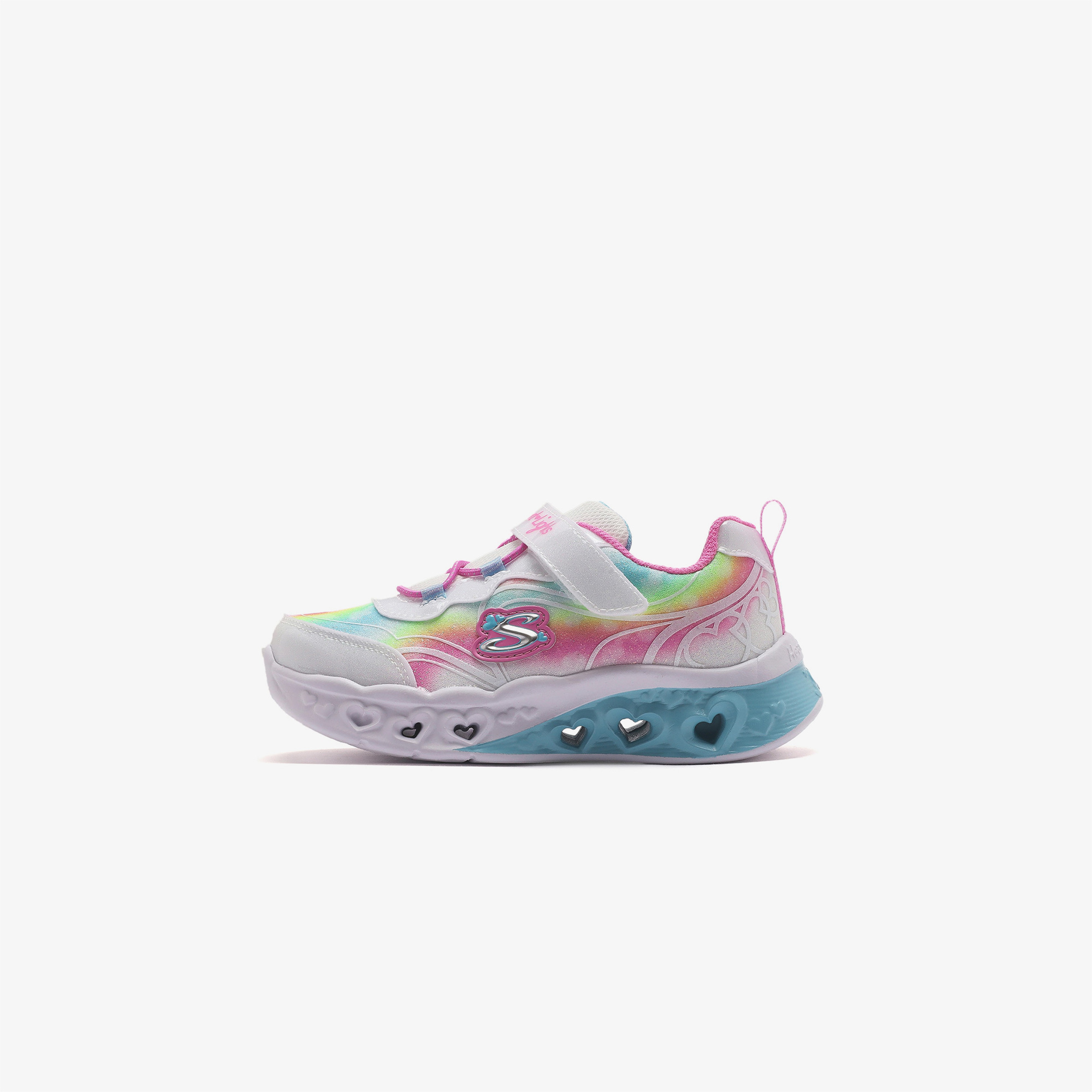 Skechers Flutter Heart Lights Groovy Swirl Bebek Mor Işıklı Spor Ayakkabı