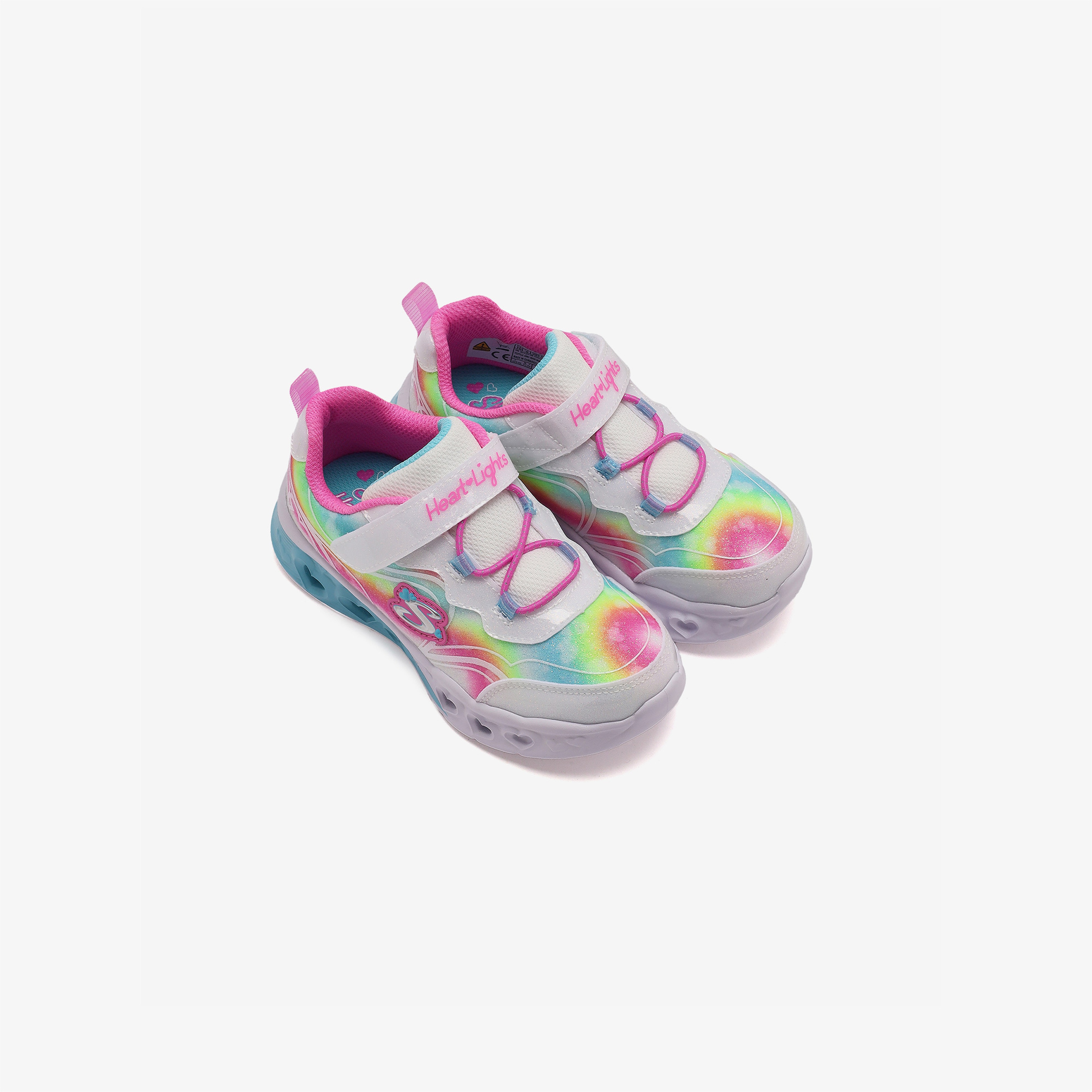 Skechers Flutter Heart Lights Groovy Swirl Bebek Mor Işıklı Spor Ayakkabı