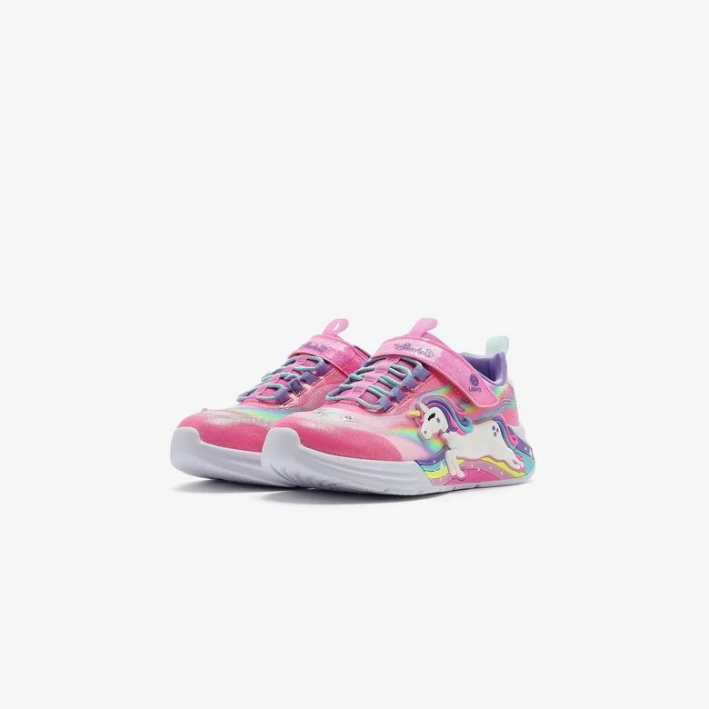 Skechers Unicorn Chaser Çocuk Işıklı Pembe Spor Ayakkabı