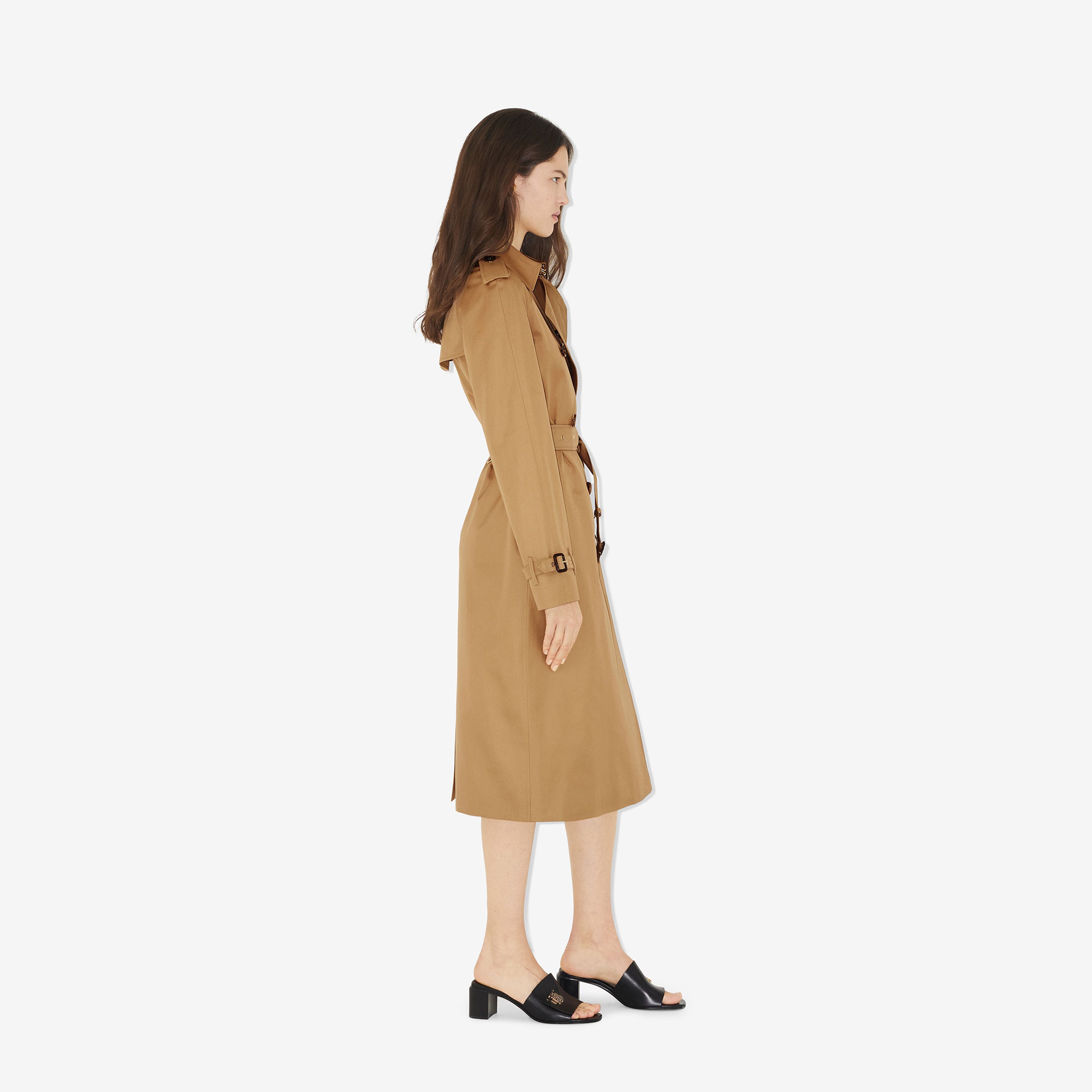 Burberry Kadın Kahverengi Pardesu
