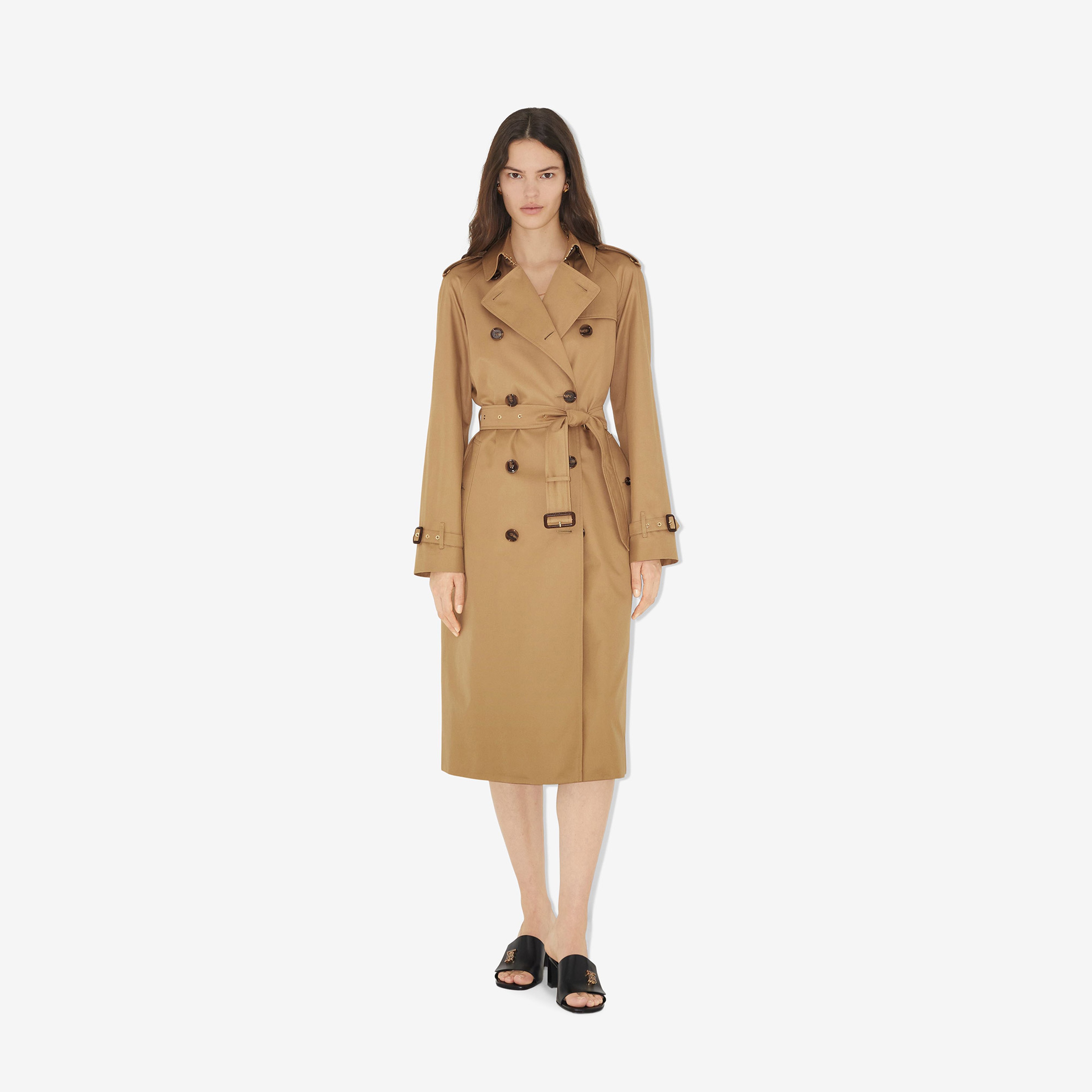 Burberry Kadın Kahverengi Pardesu