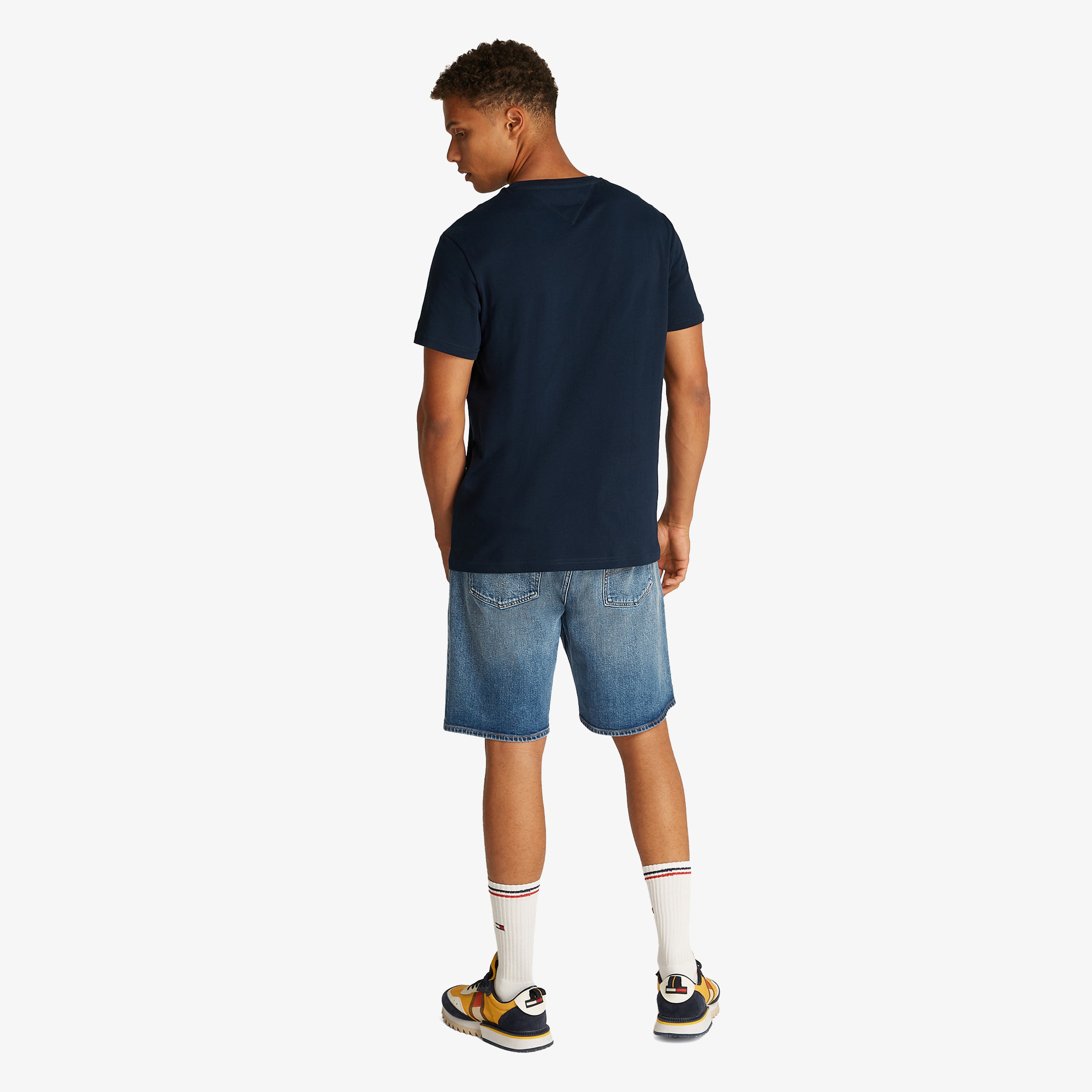 Tommy Hilfiger Erkek Mavi T-Shirt