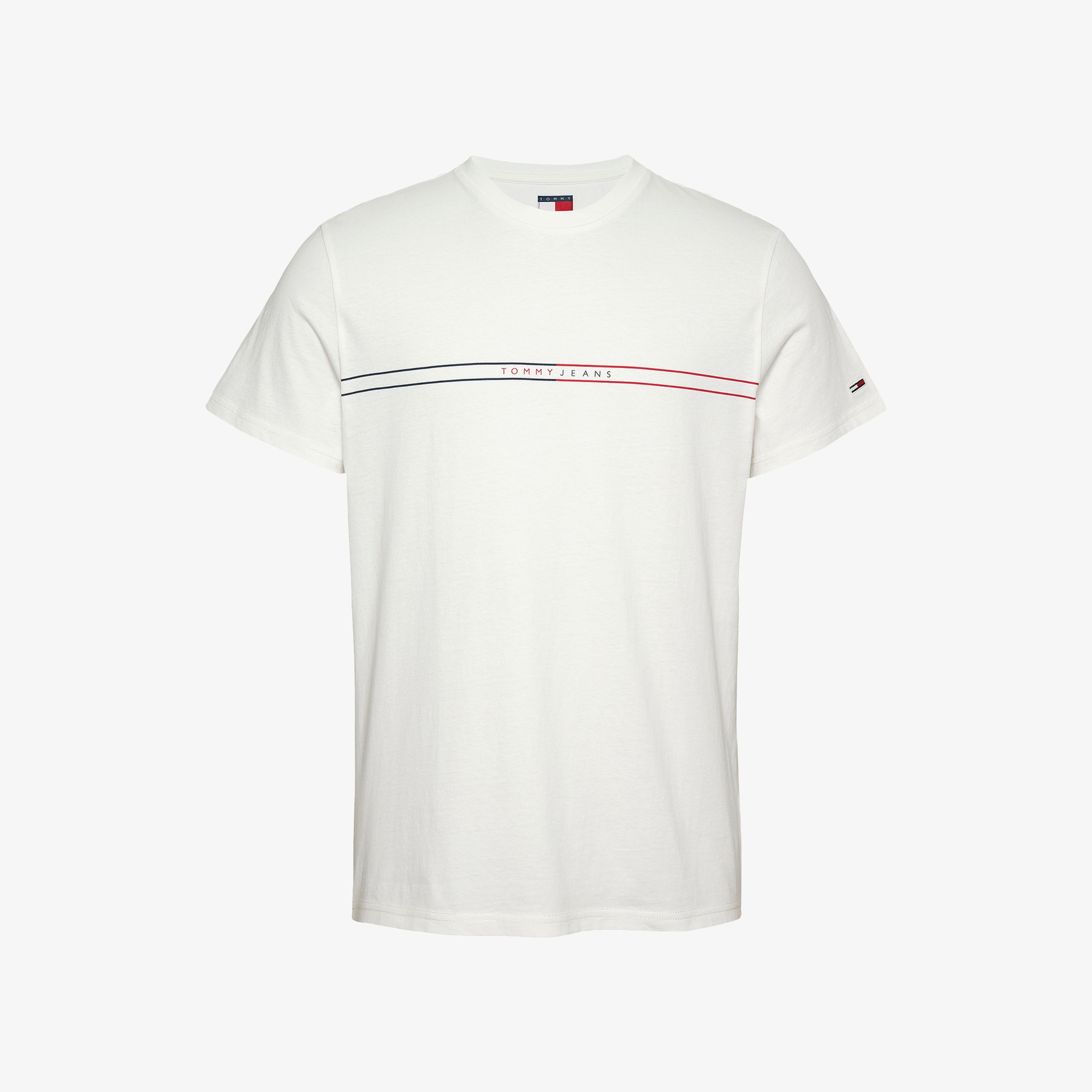 Tommy Hilfiger Erkek Beyaz T-Shirt