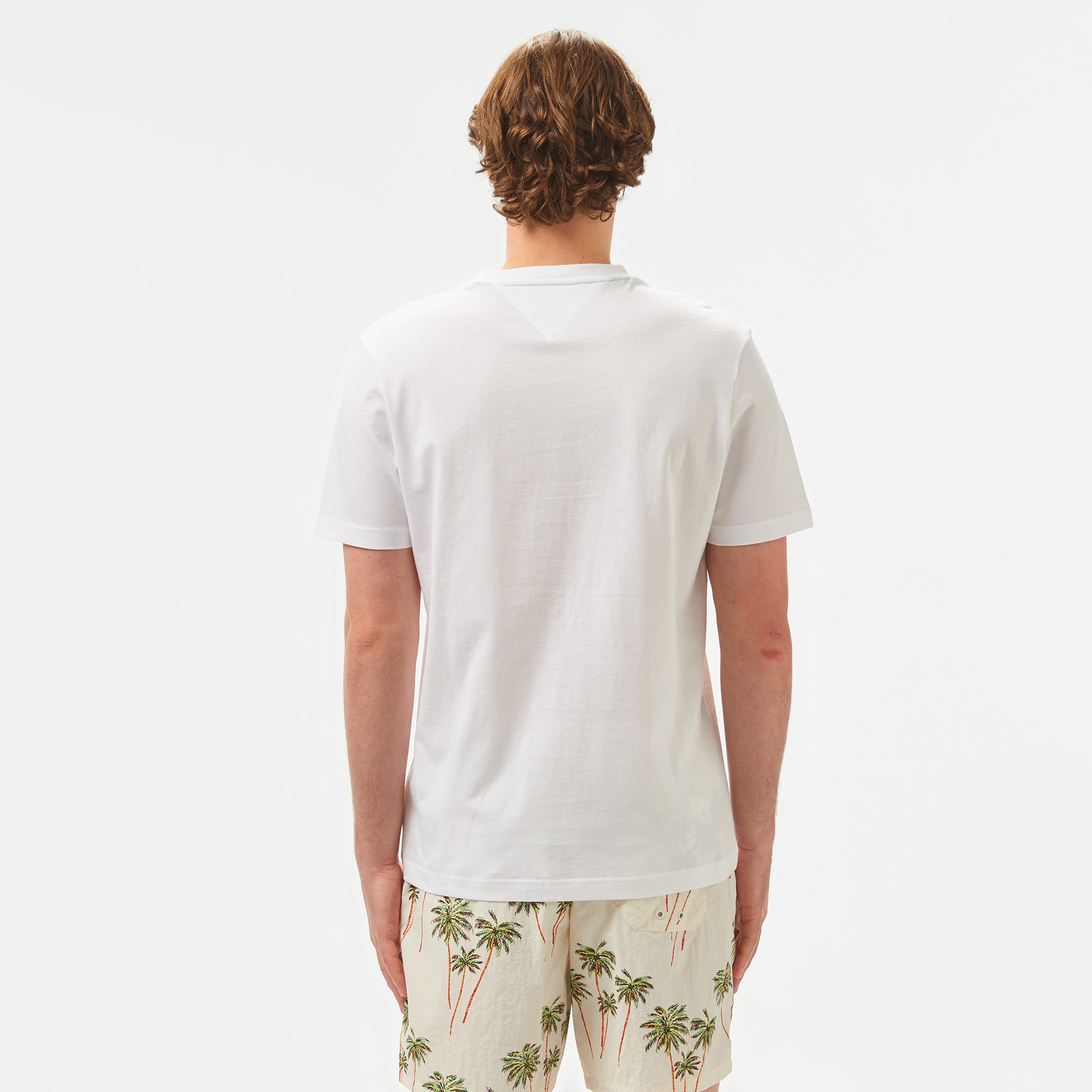 Tommy Hilfiger Erkek Beyaz T-Shirt