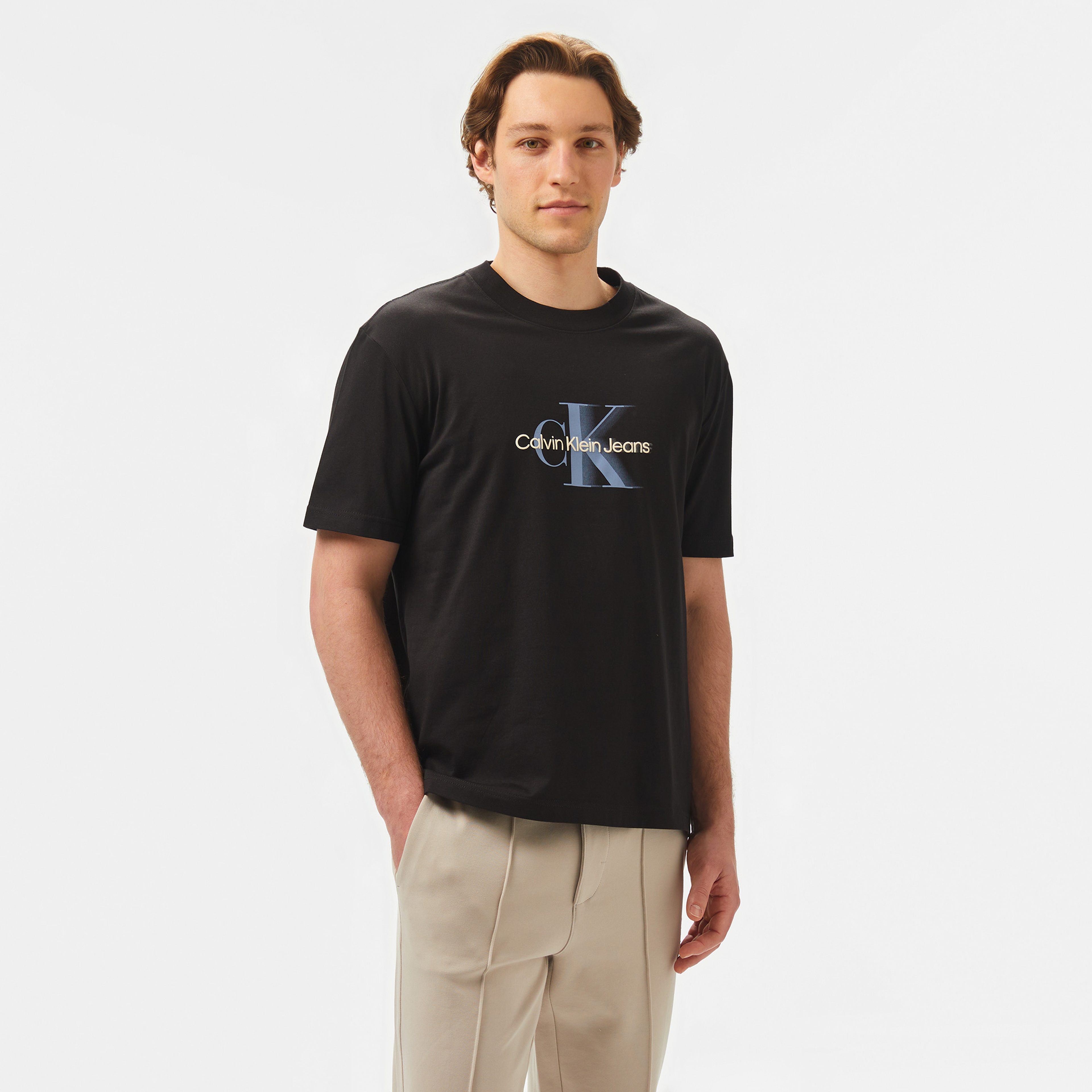 Calvin Klein Erkek Siyah T-Shirt