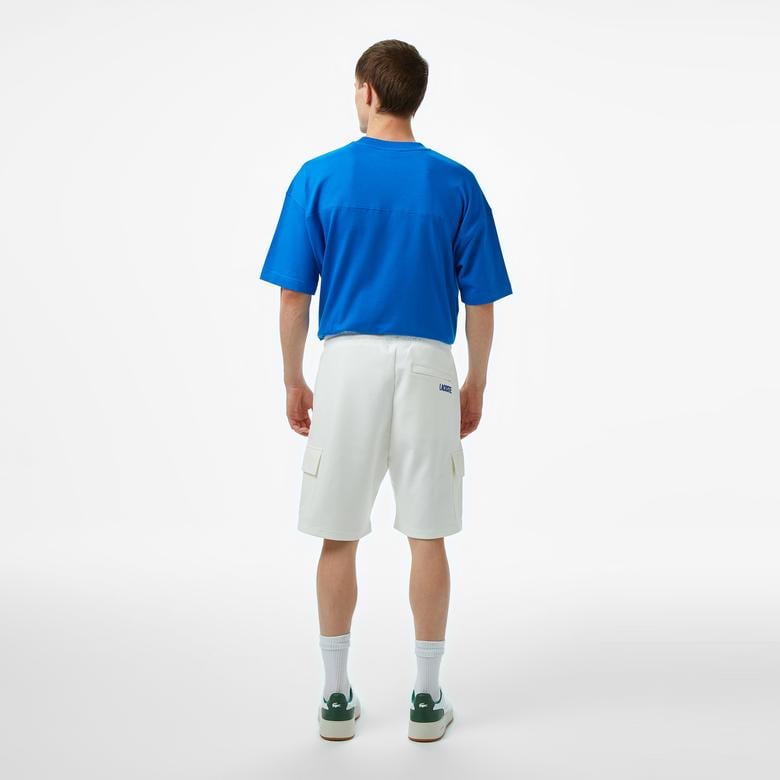 Lacoste House of SuperStep x Lacoste Erkek Beyaz Şort