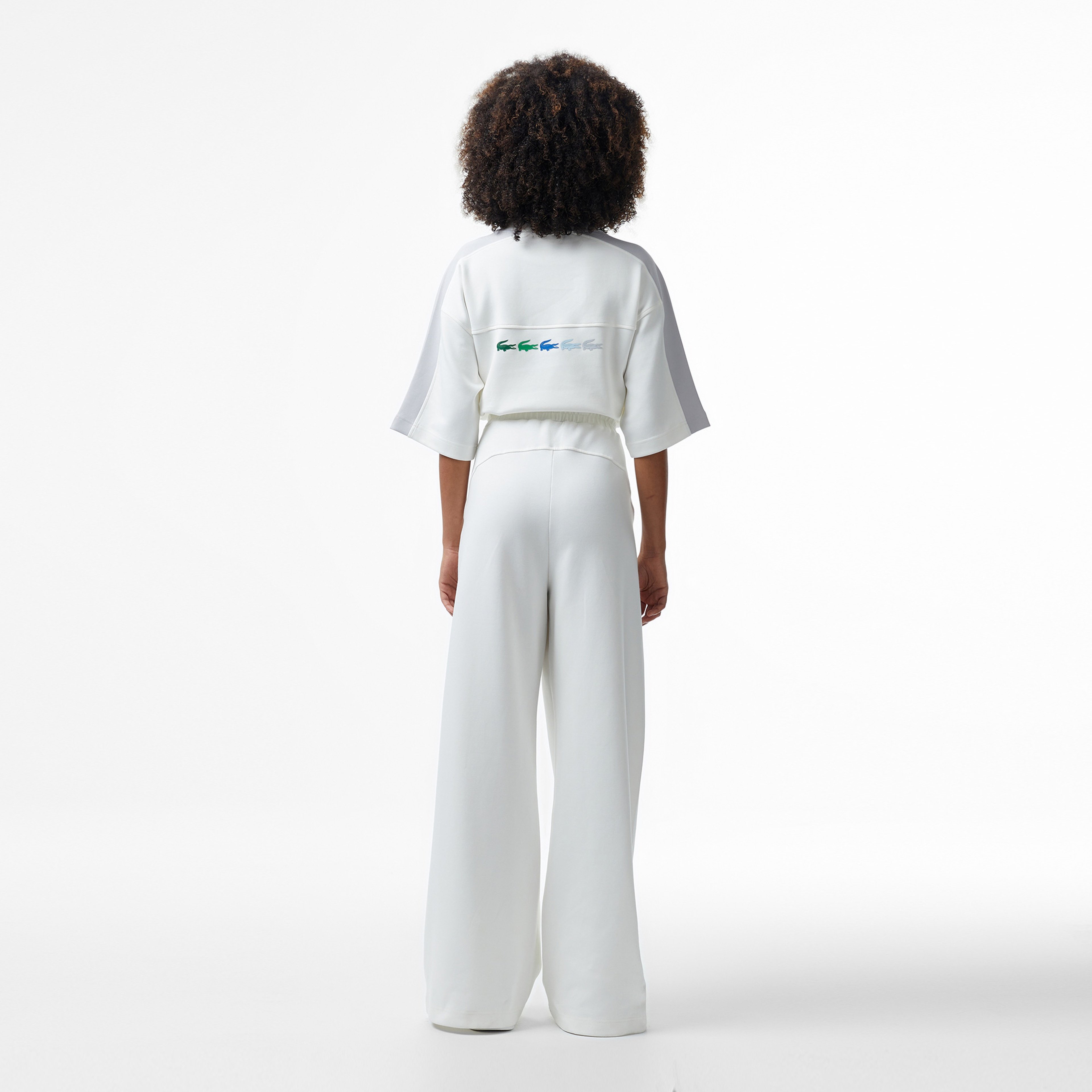 Lacoste House of SuperStep x Lacoste Kadın Beyaz Eşofman Altı