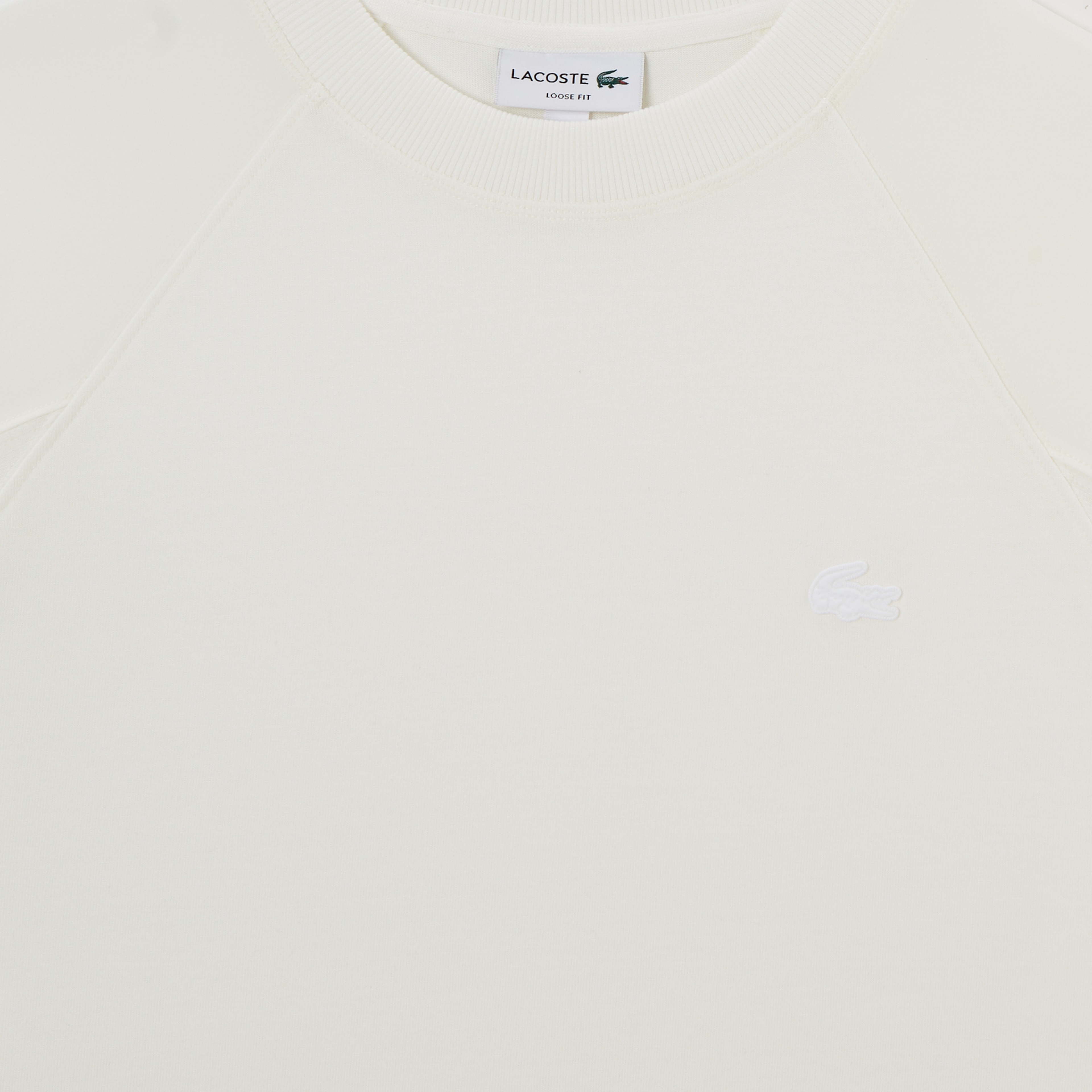Lacoste House of SuperStep x Lacoste Erkek Beyaz T-Shirt