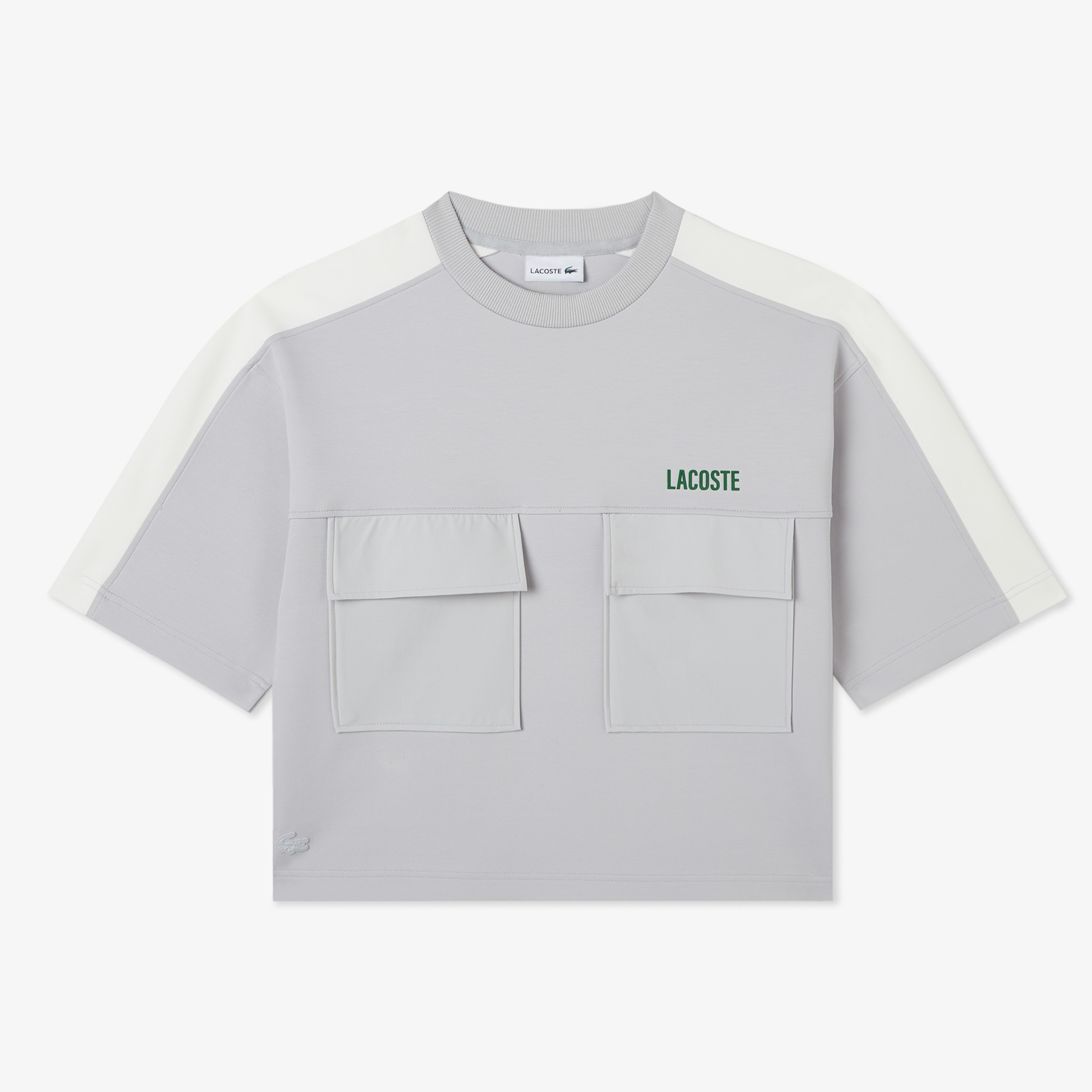 Lacoste House of SuperStep x Lacoste Kadın Gri Sweatshirt