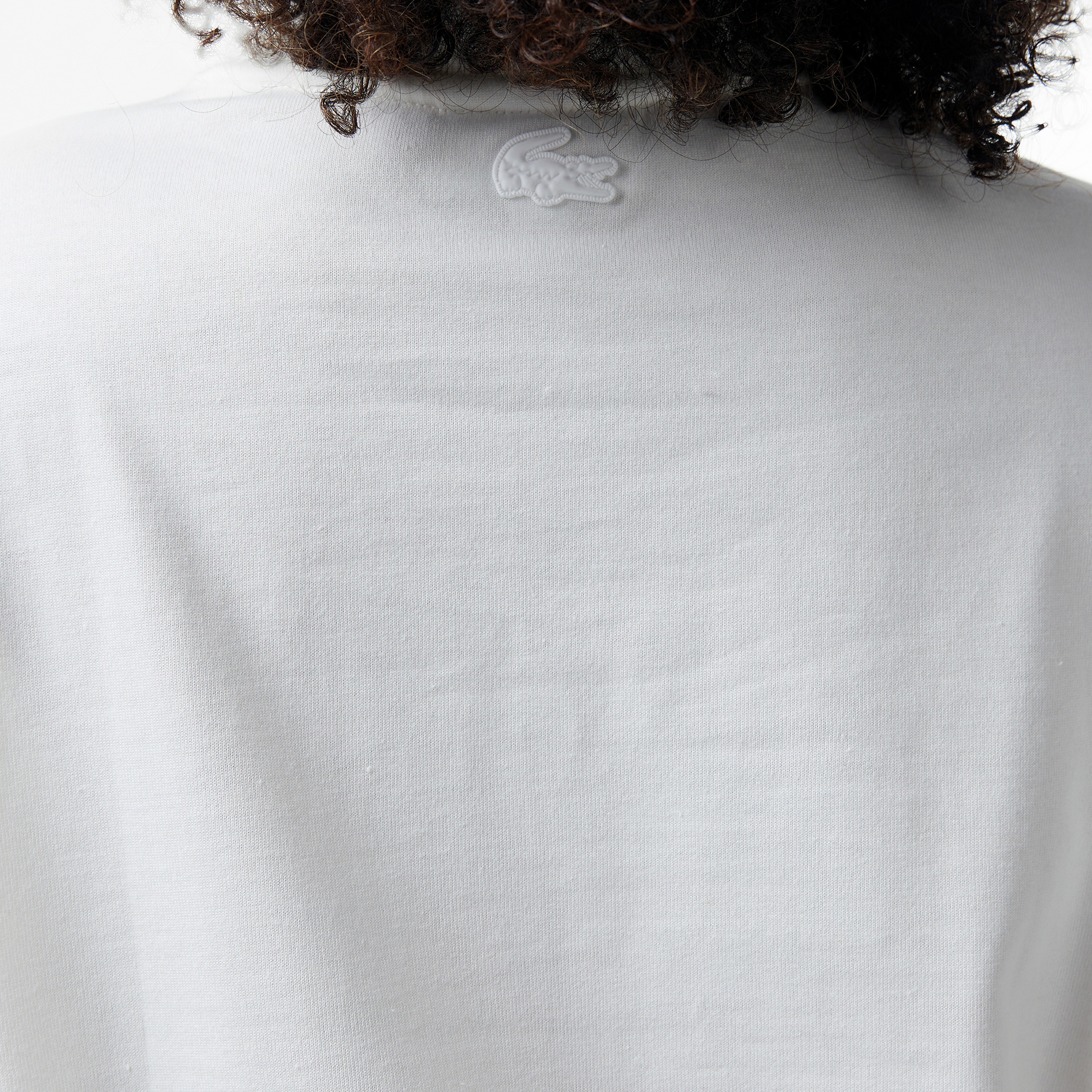 Lacoste House of SuperStep x Lacoste Kadın Beyaz T-Shirt