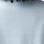 Lacoste House of SuperStep x Lacoste Kadın Mavi T-Shirt