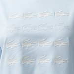 Lacoste House of SuperStep x Lacoste Kadın Mavi T-Shirt