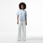 Lacoste House of SuperStep x Lacoste Kadın Mavi T-Shirt