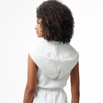 Lacoste House of SuperStep x Lacoste Kadın Beyaz Elbise