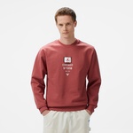 Nike Chicago Bulls Courtside Jordan NBA Fleece Crew Yaka Erkek Kırmızı Eşofman Üstü