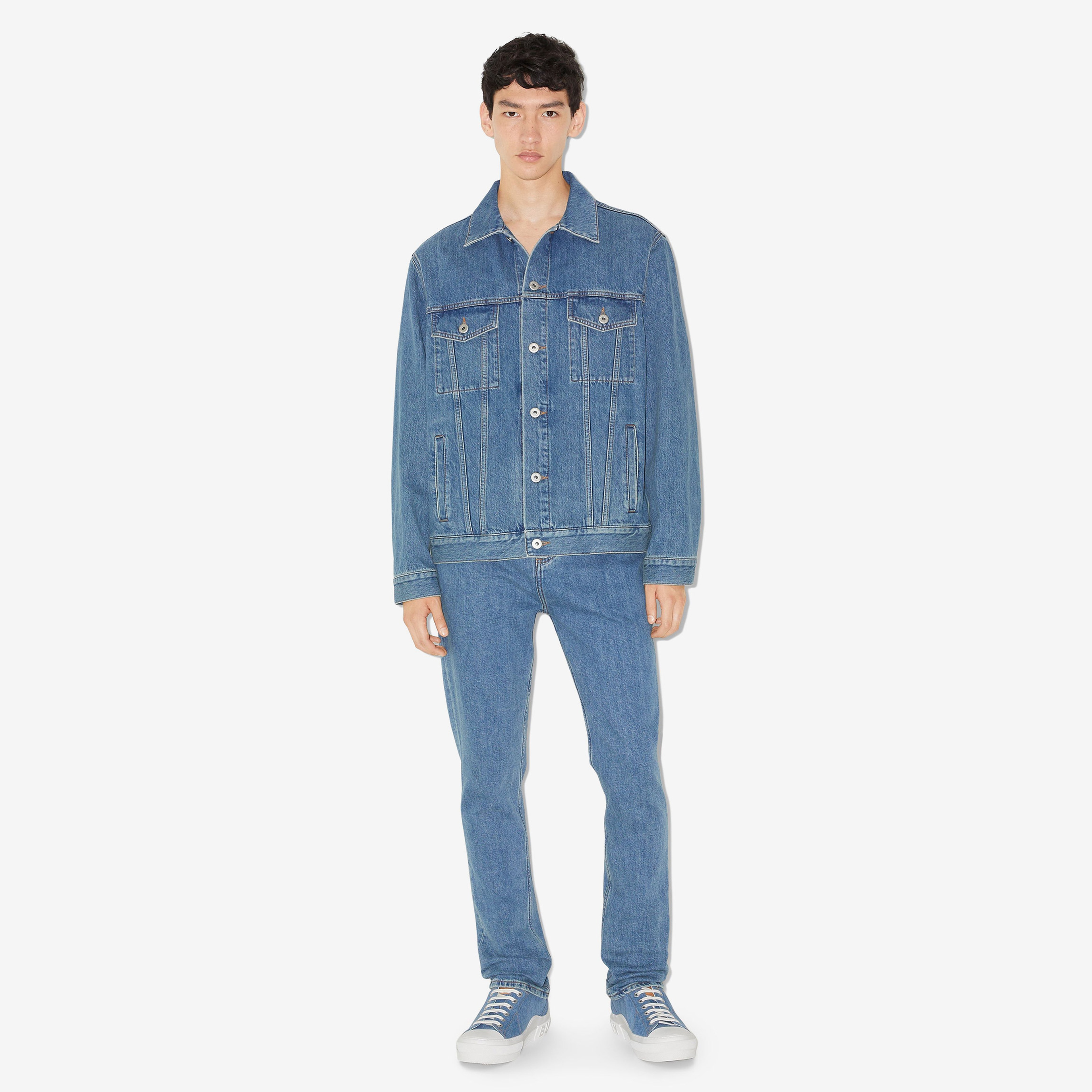 Burberry Erkek Mavi Mont