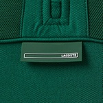 Erkek Classic Fit Yarım Fermuarlı Renk Bloklu Koyu Yeşil Sweatshirt