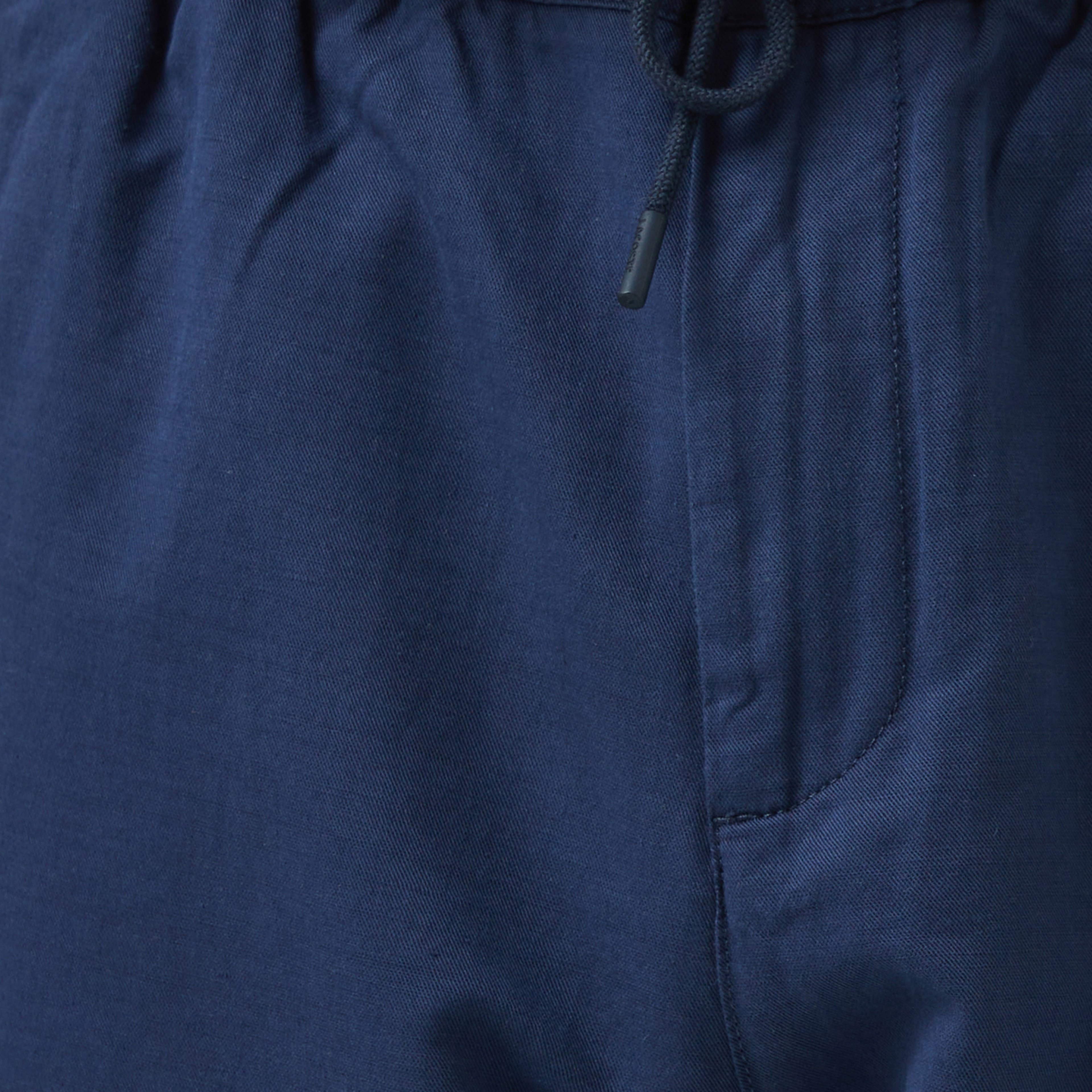 Erkek Relaxed Fit Lacivert Pantolon